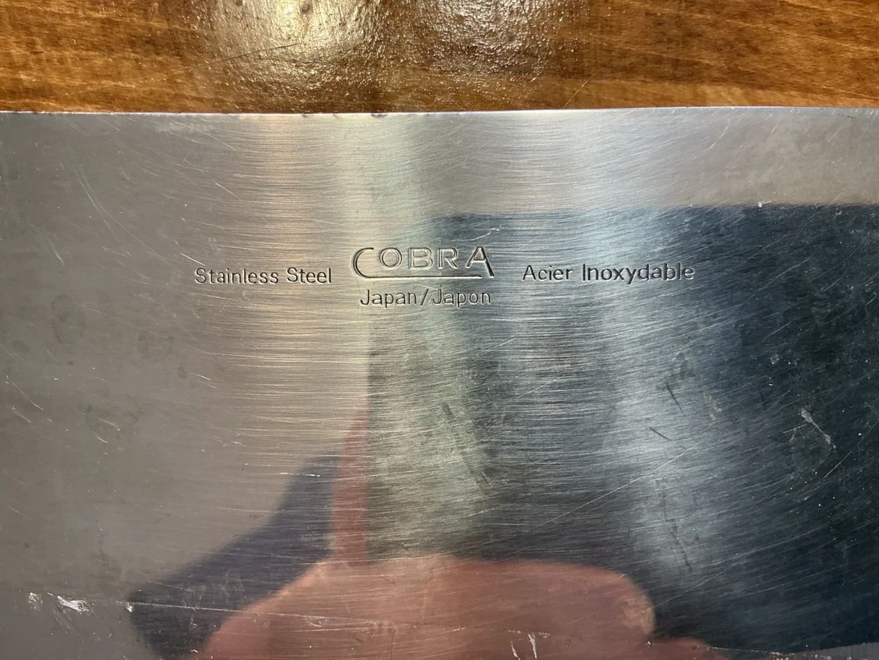 Cobra Japanese Stainless Steel Meat Cleaver - photo 3