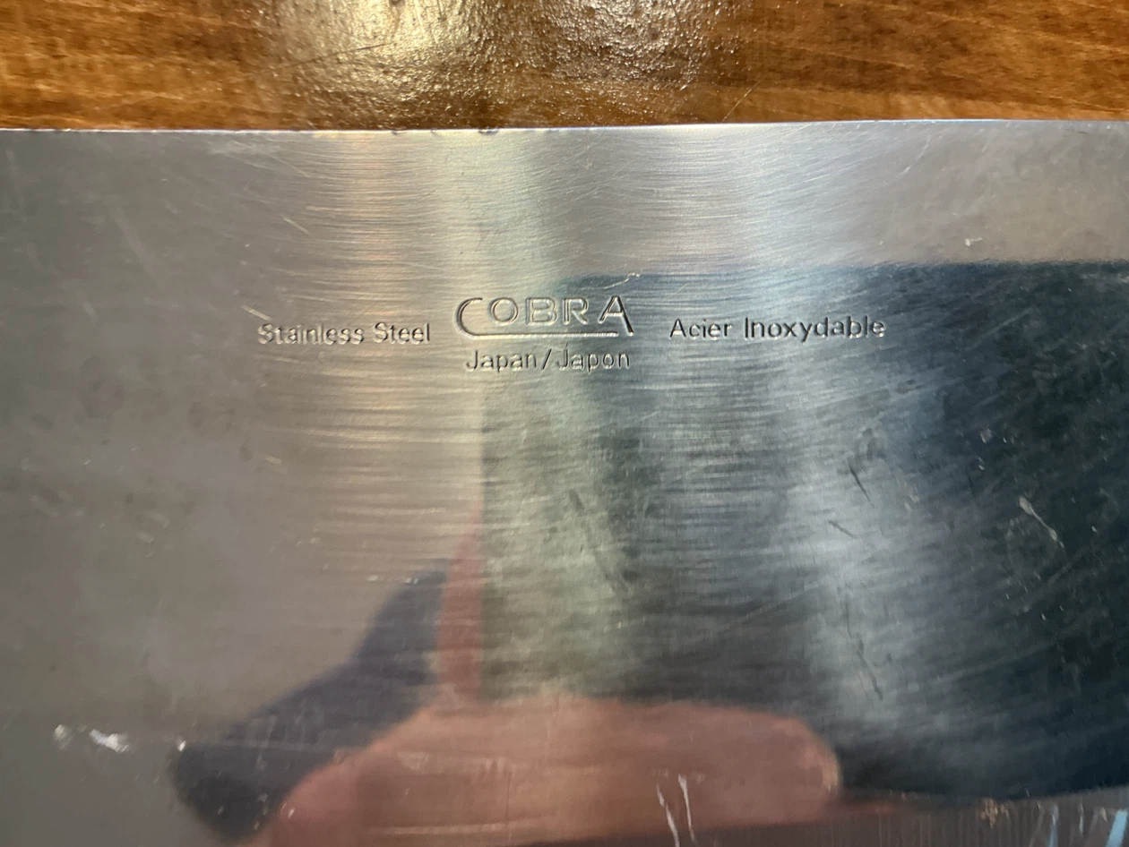 Cobra Japanese Stainless Steel Meat Cleaver - photo 4