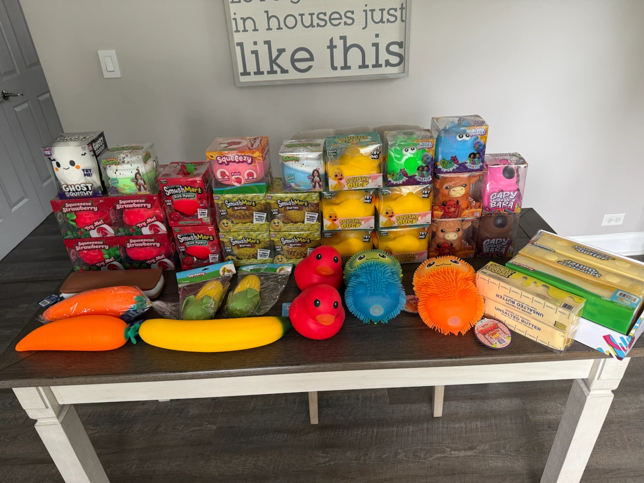 Assorted Squishy Toys and Stress Balls
