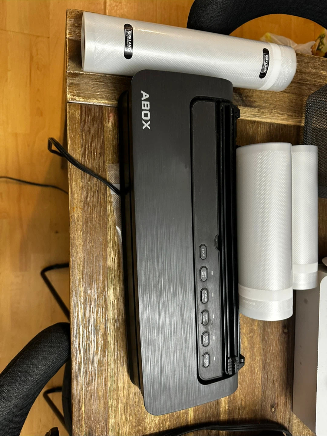 ABOX Vacuum Sealer Machine with Rolls