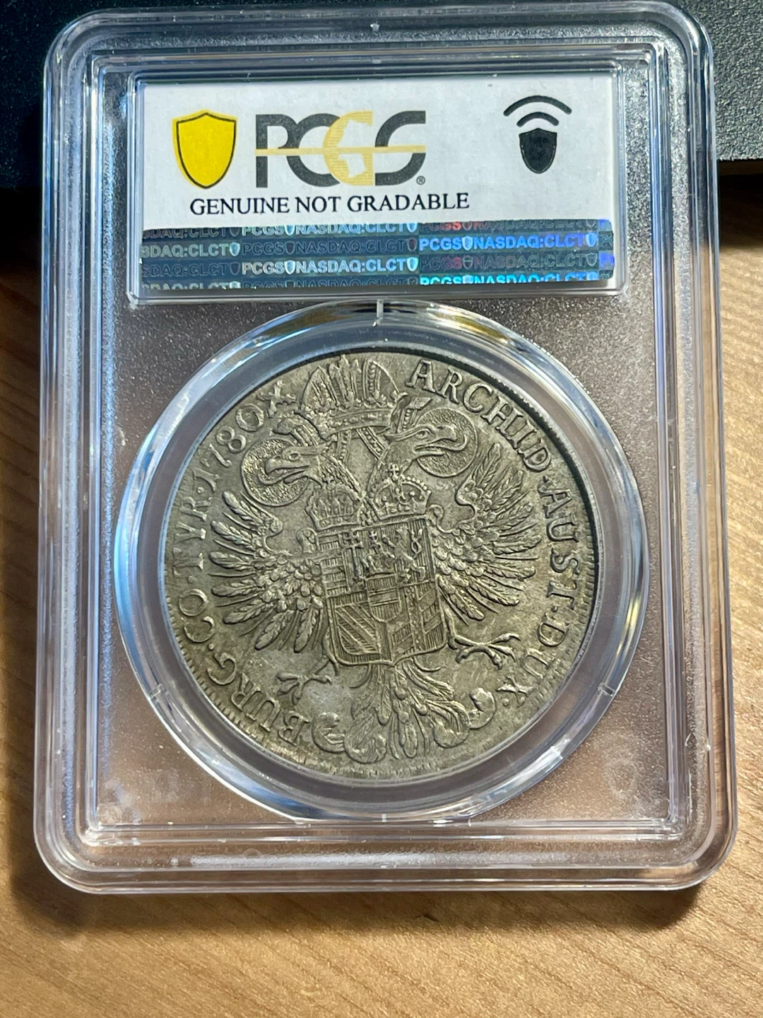 ✨✨1780 Thaler PCGS Genuine H-28a Guenzburg Austria - photo 2