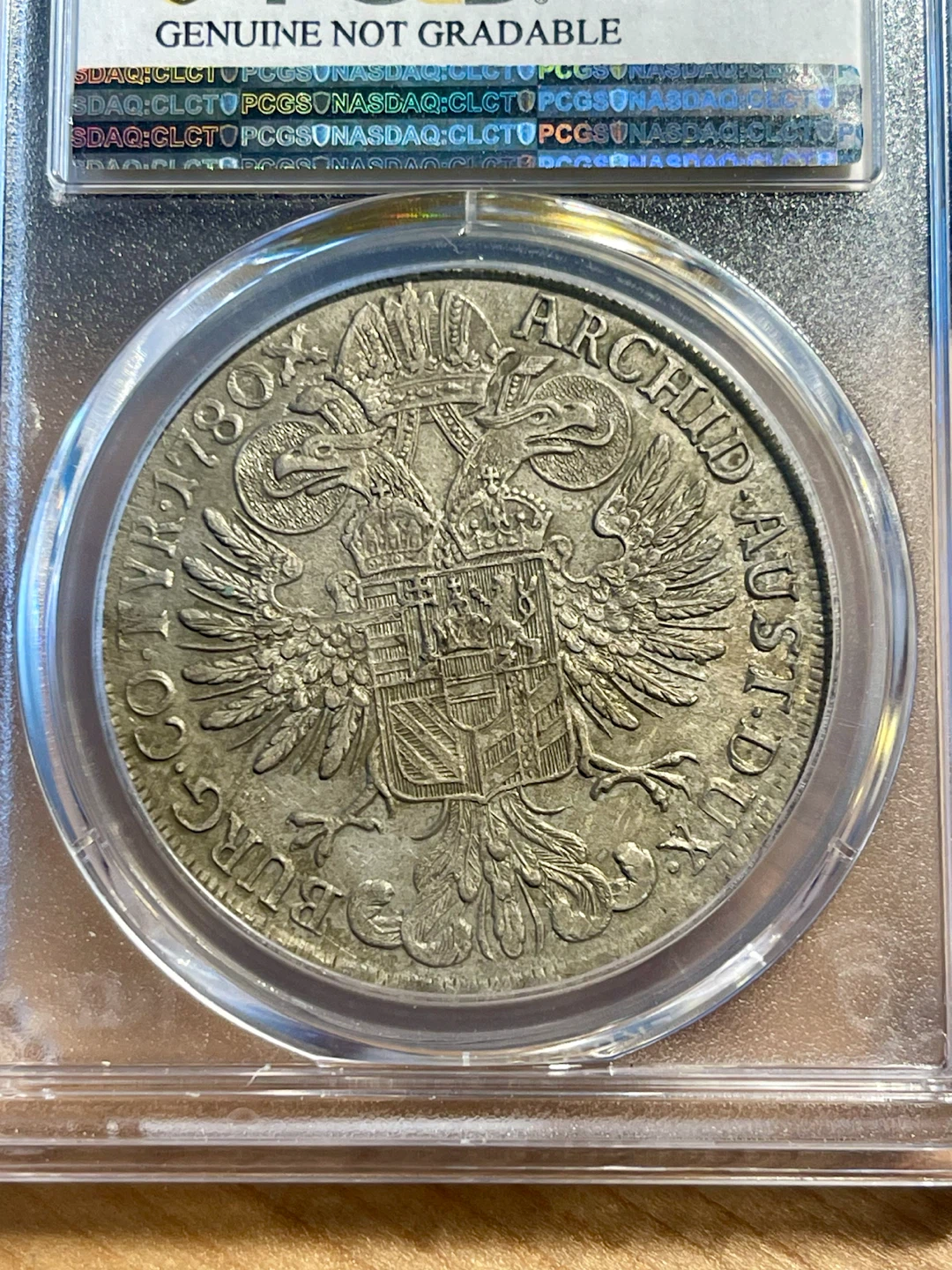 ✨✨1780 Thaler PCGS Genuine H-28a Guenzburg Austria - photo 4