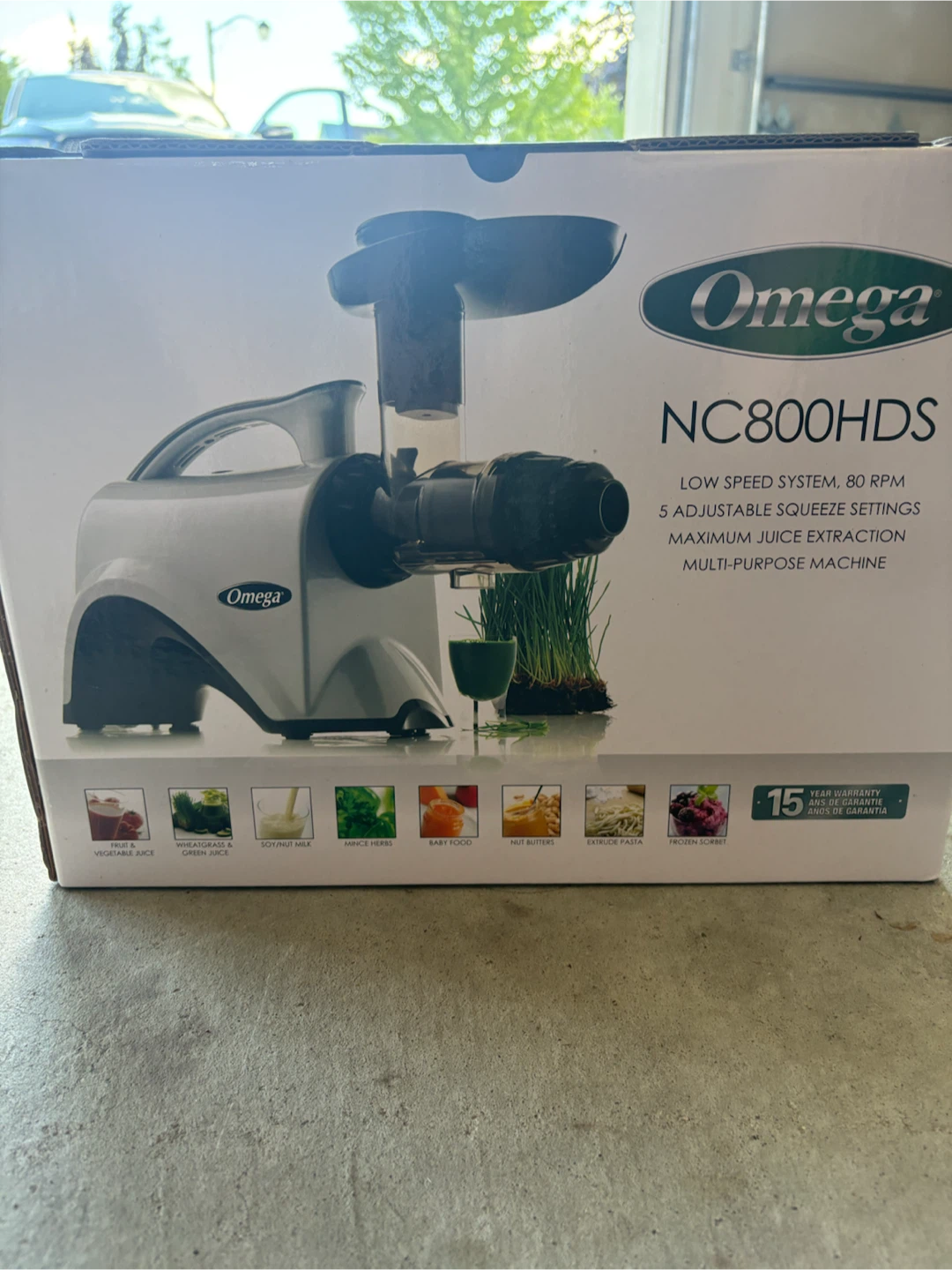 Omega NC800HDS Low Speed Juicer