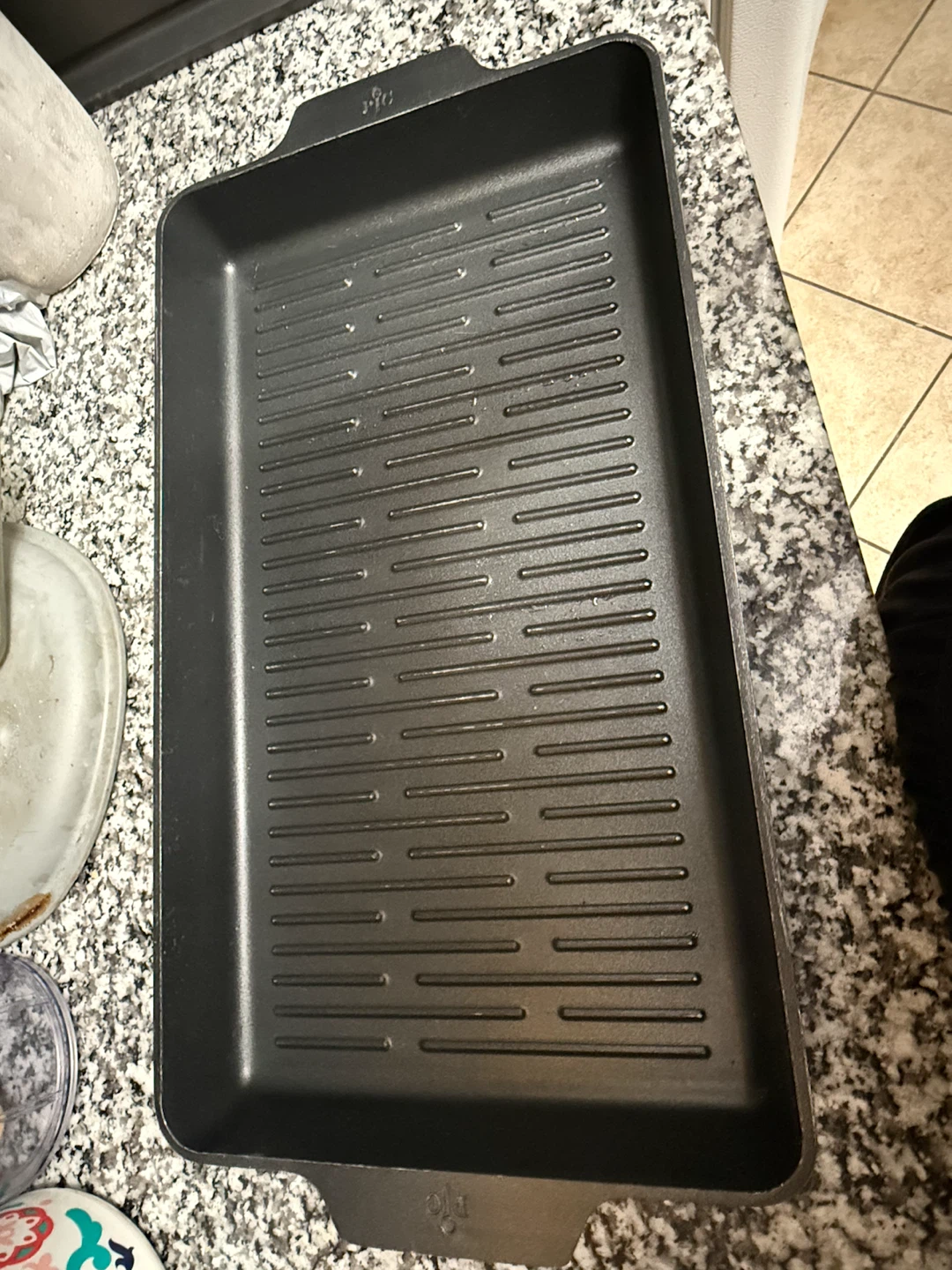Pampered Chef Cast Iron Grill Pan