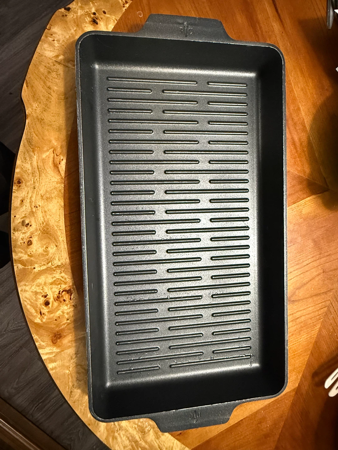 Pampered Chef Cast Iron Grill Pan - photo 2