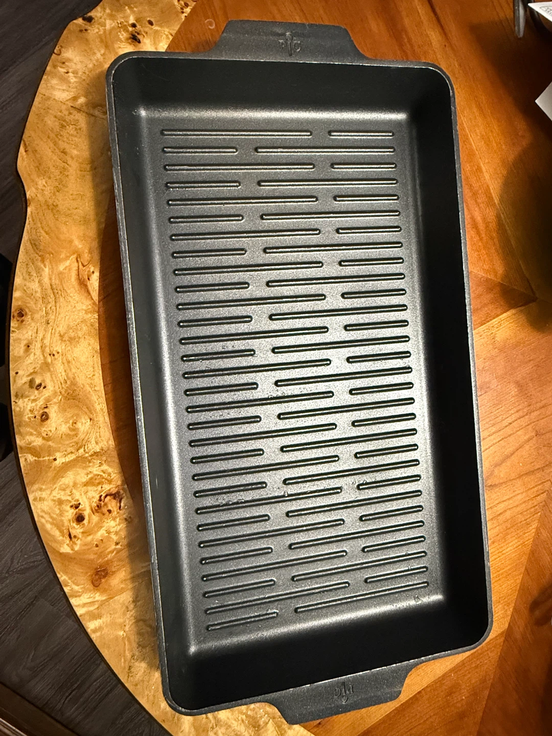 Pampered Chef Cast Iron Grill Pan - photo 3
