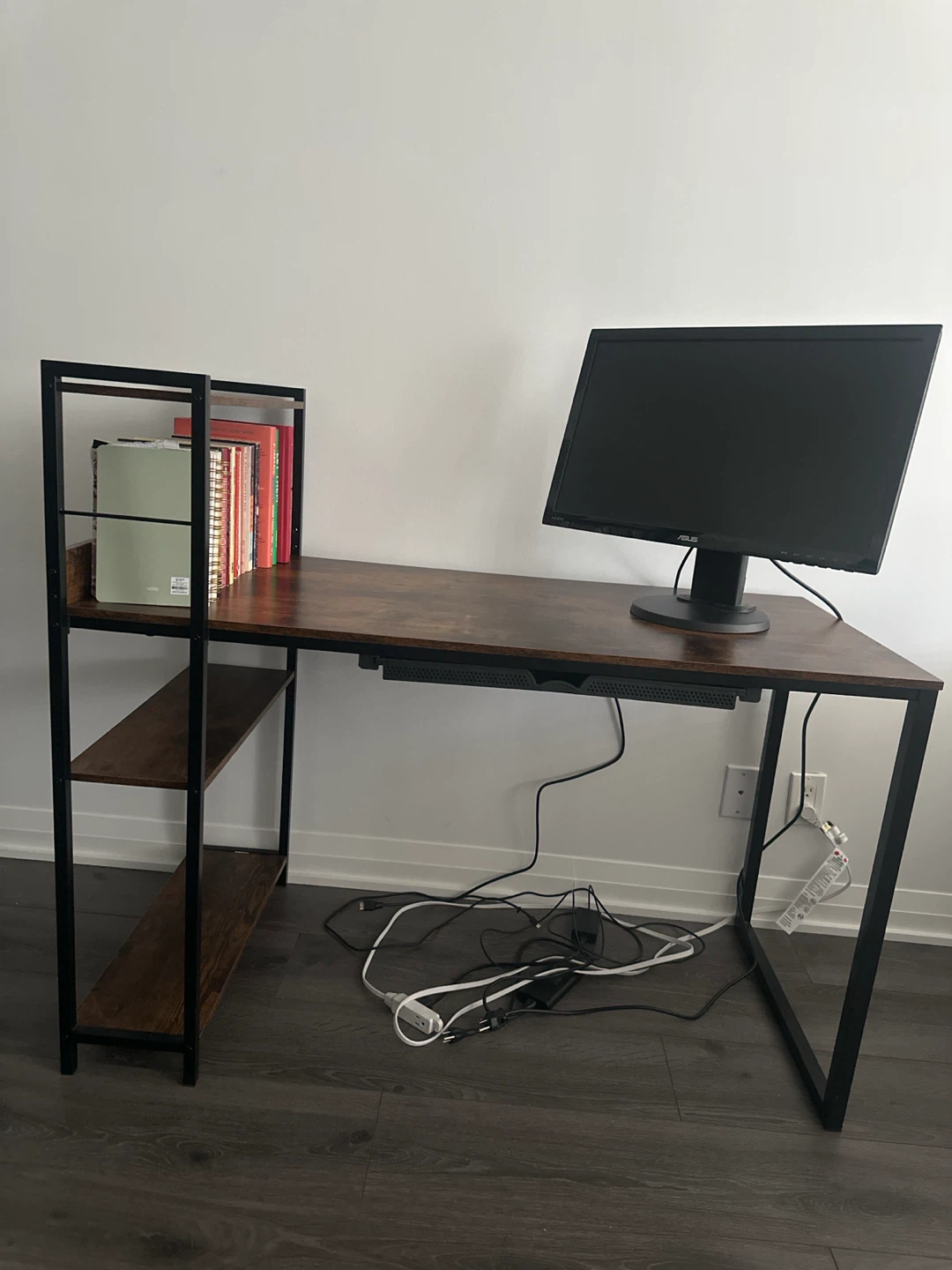Computer Desk with Shelving