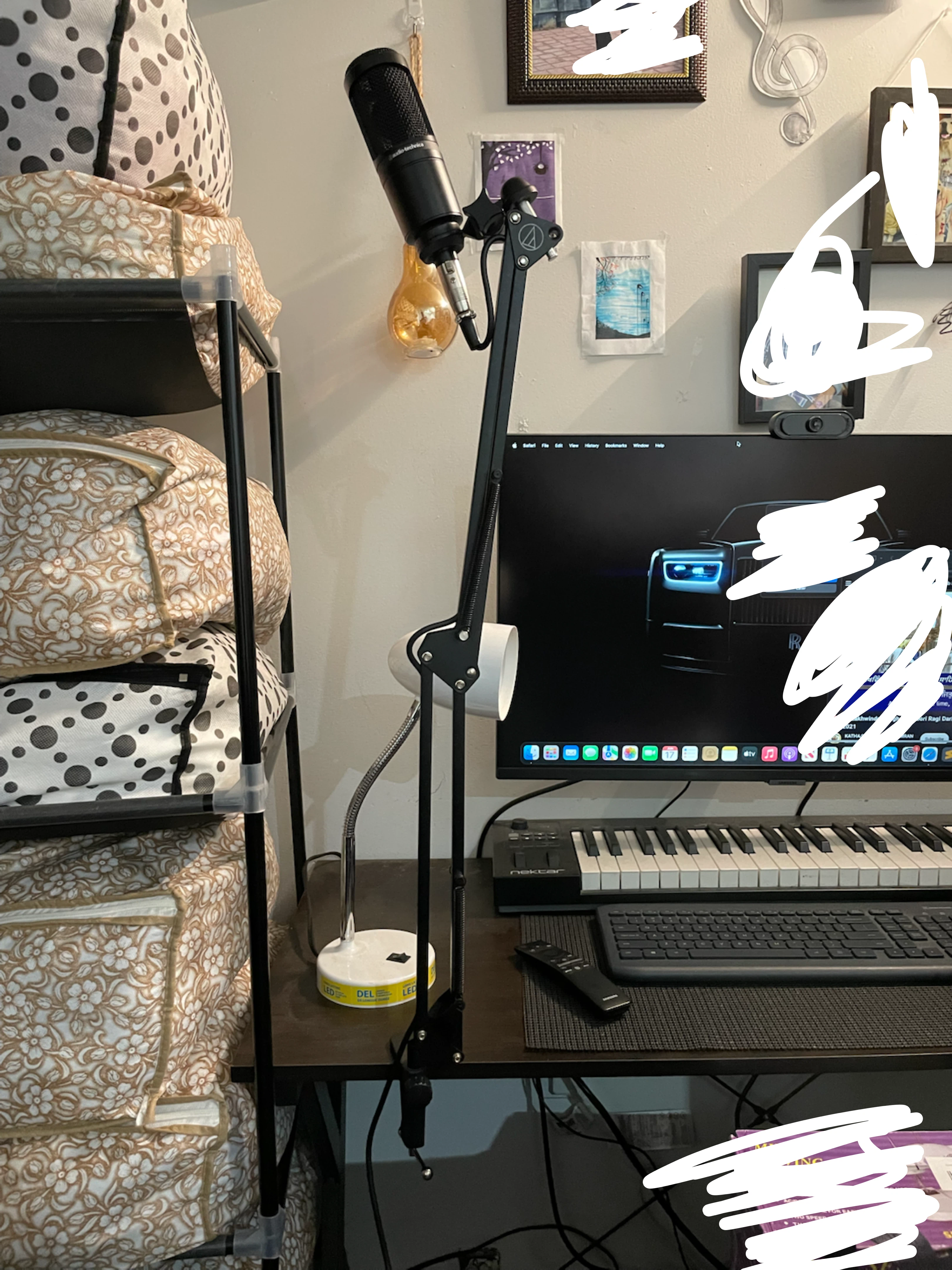 Audio-Technica Microphone with Boom Arm - photo 2