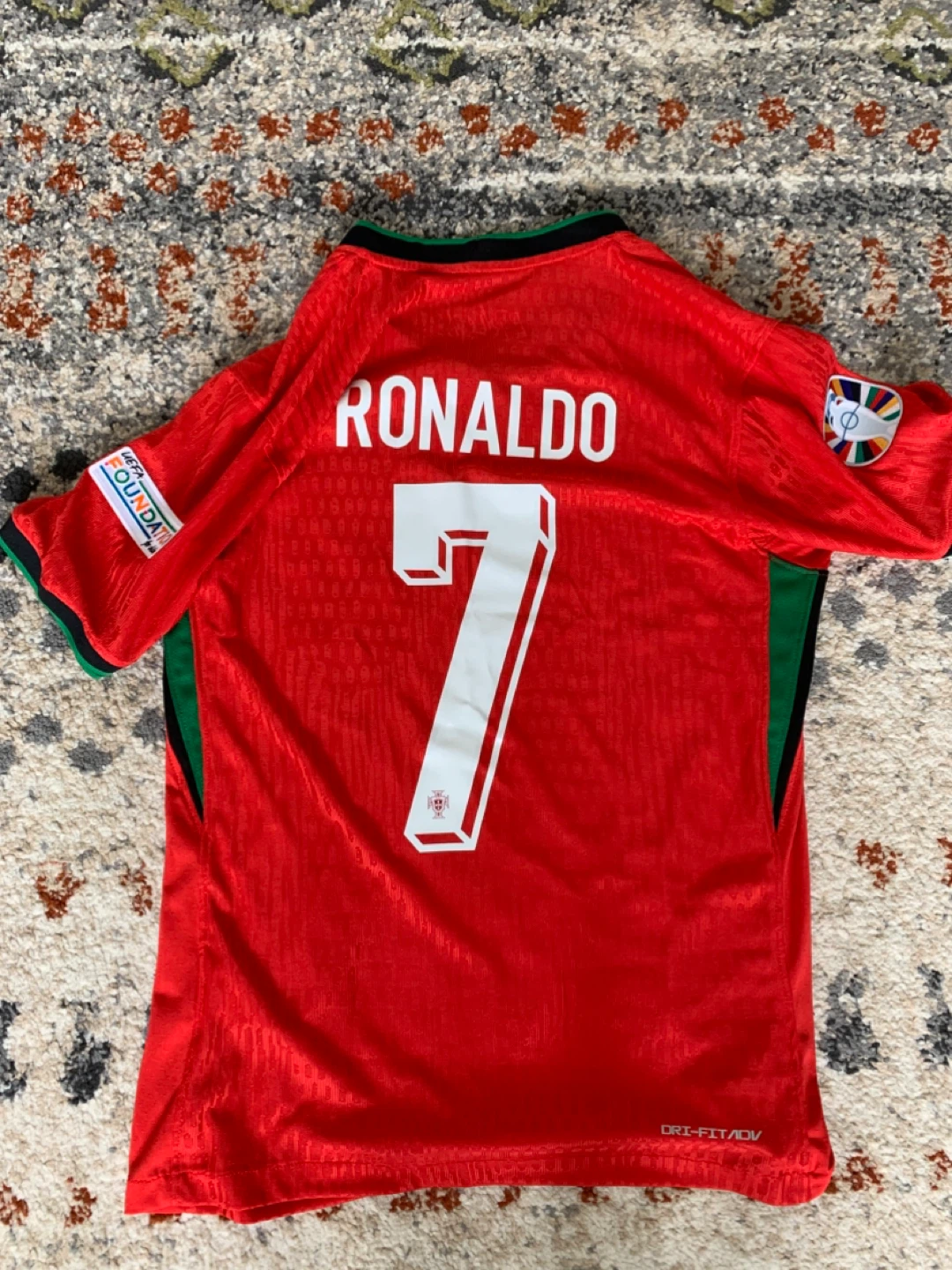 Euro 2024 Portugal Ronaldo Jersey - Player Version