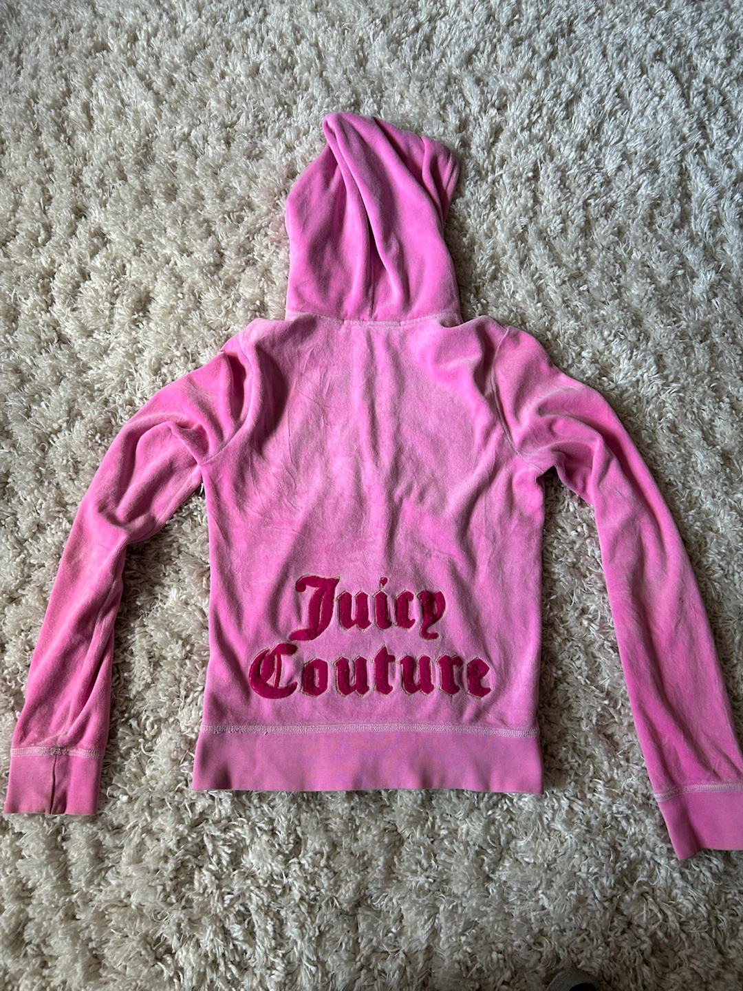 Juicy Couture Pink Velour Hoodie