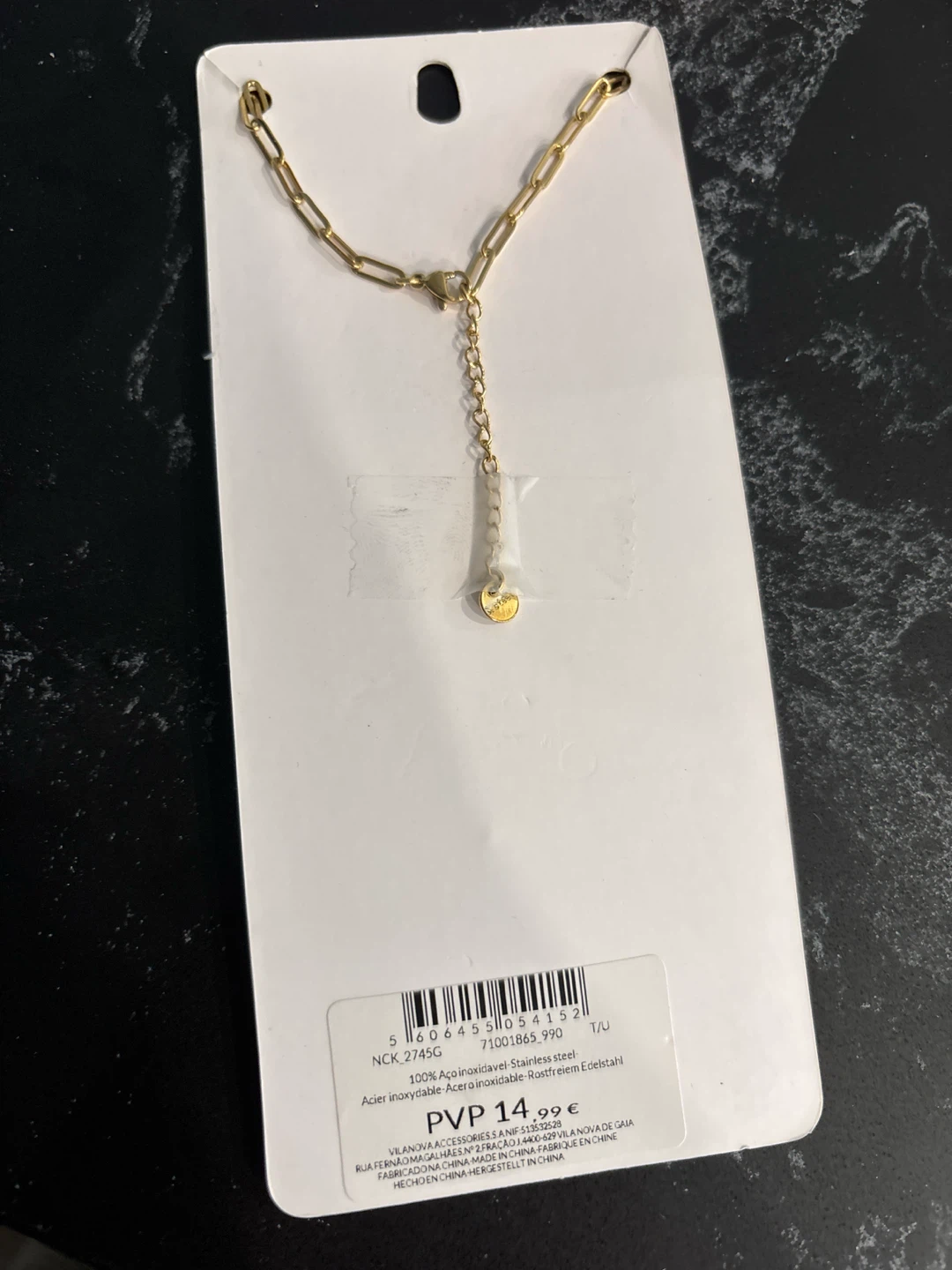 Vilanova Gold Chain Necklace - Stainless Steel - photo 2