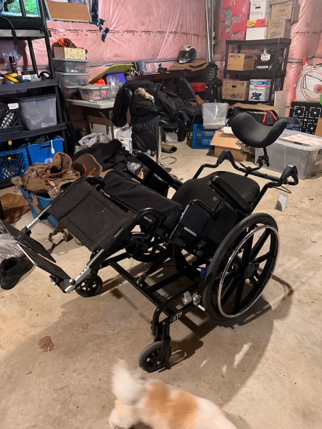 Black Wheelchair with Headrest - photo 4