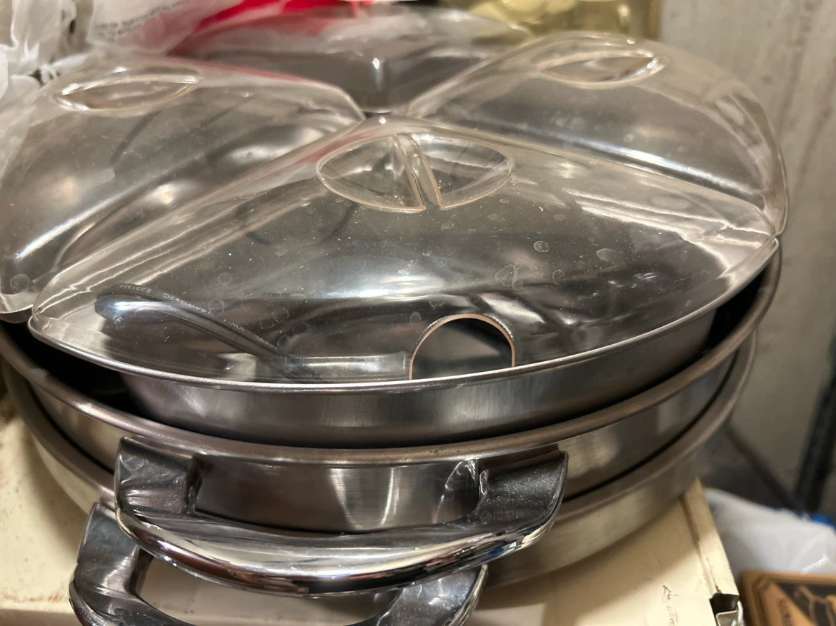 Good warmer - Stackable Stainless Steel Serving Tray with Lid - photo 2