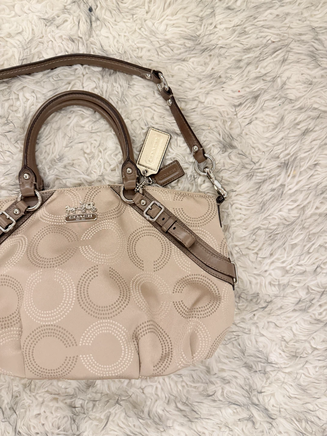 Coach Maddison Sophia Dotted Op Art - Khaki - photo 2