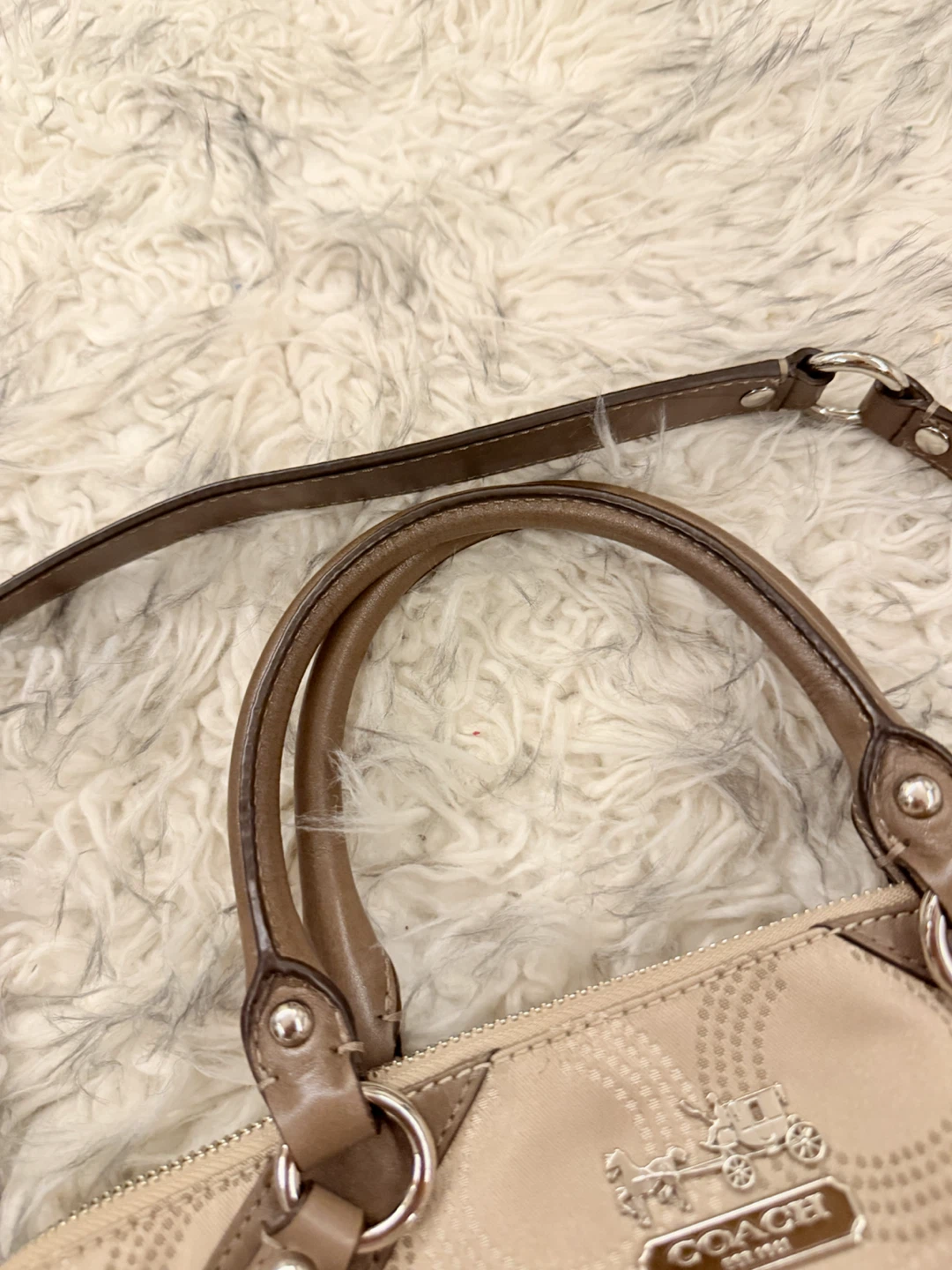 Coach Maddison Sophia Dotted Op Art - Khaki - photo 3