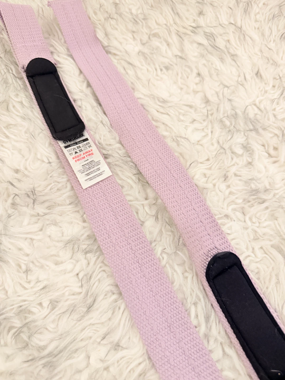 Gymshark Silicone Lifting Straps - Warm Lilac - photo 4