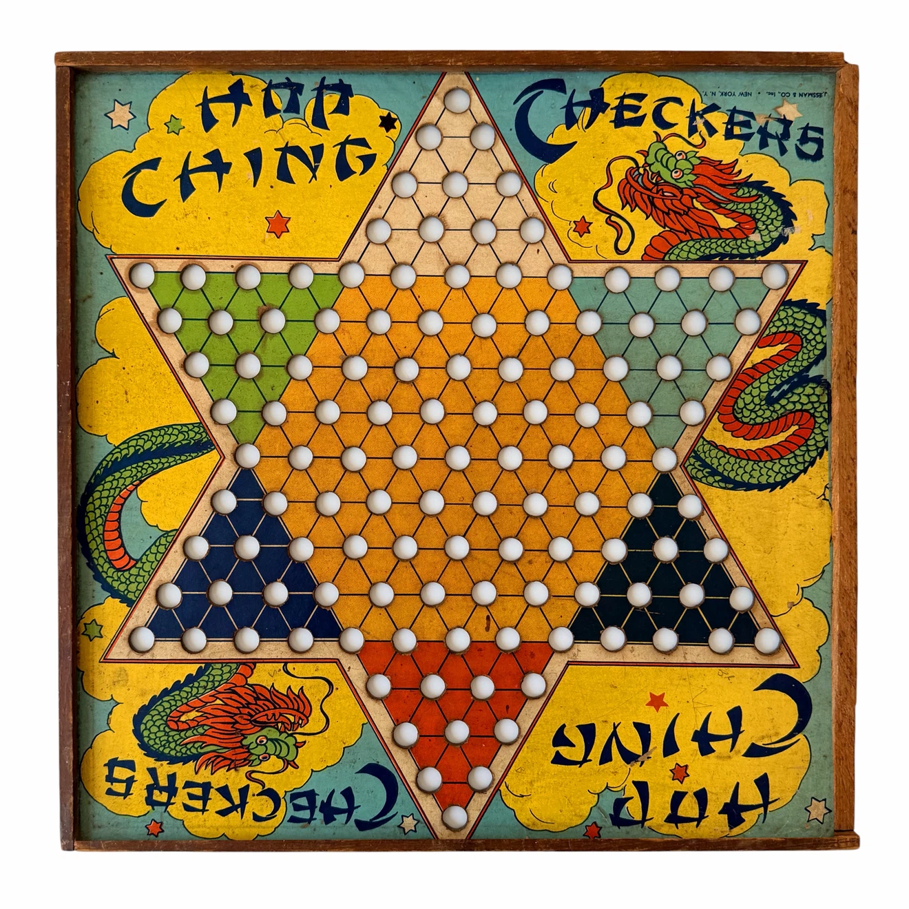 Collection of 5 Vintage Chinese Checkers Game Boards - photo 3