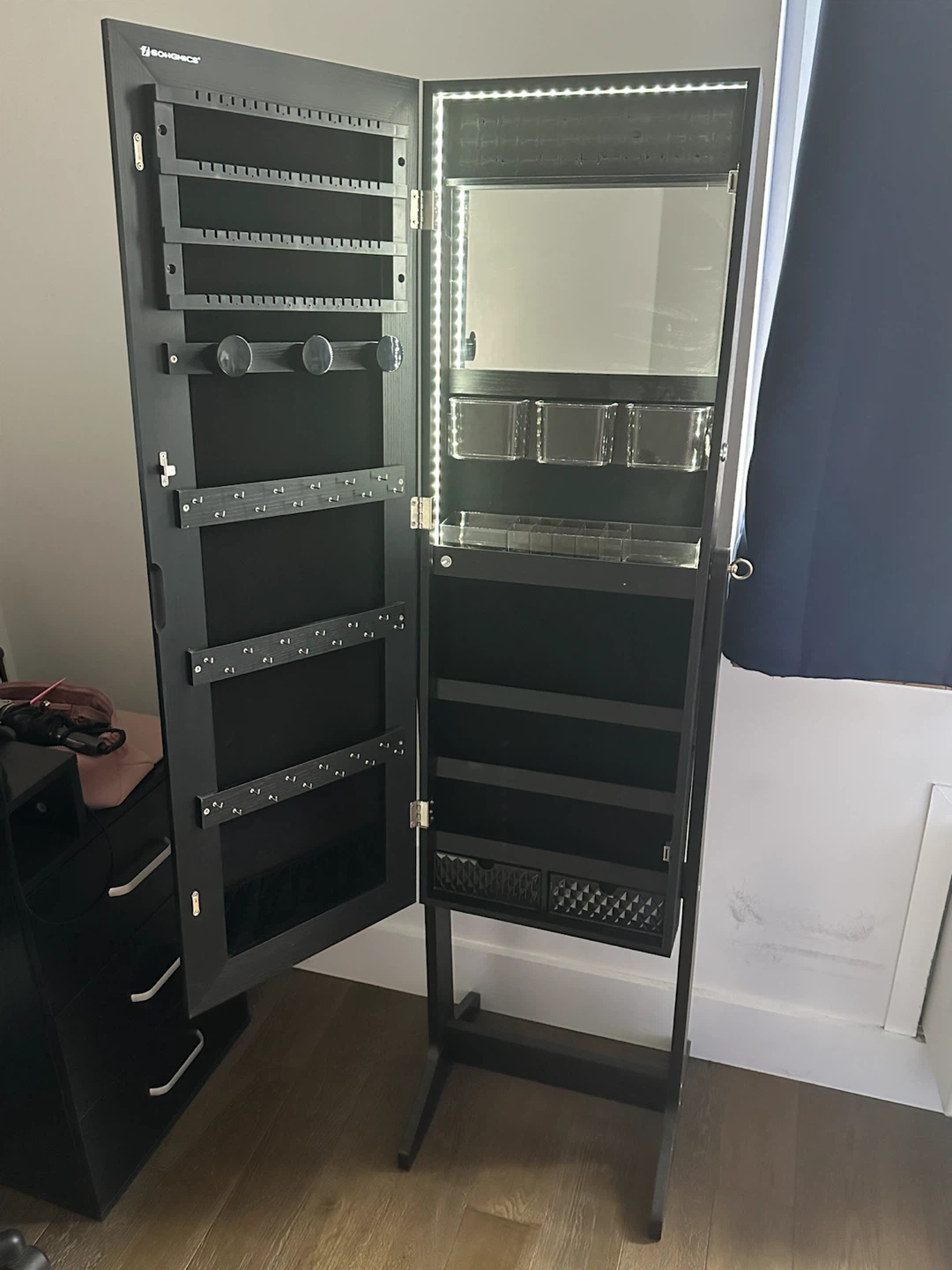 Jewelry Cabinet with Full-Length Mirror - photo 3