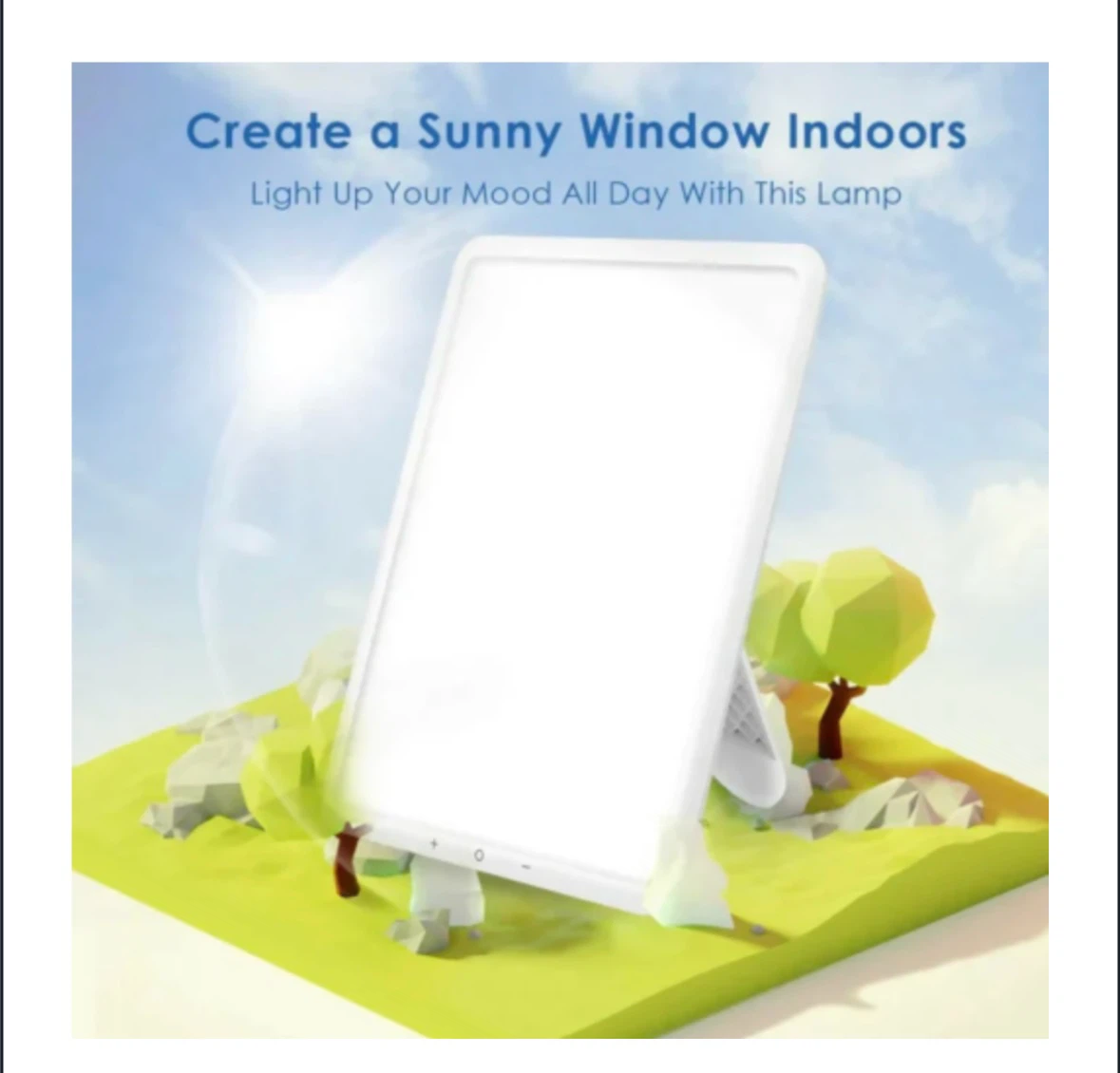 TraTronics LED Light Therapy Lamp with Rotatable Stand & Timer - photo 4