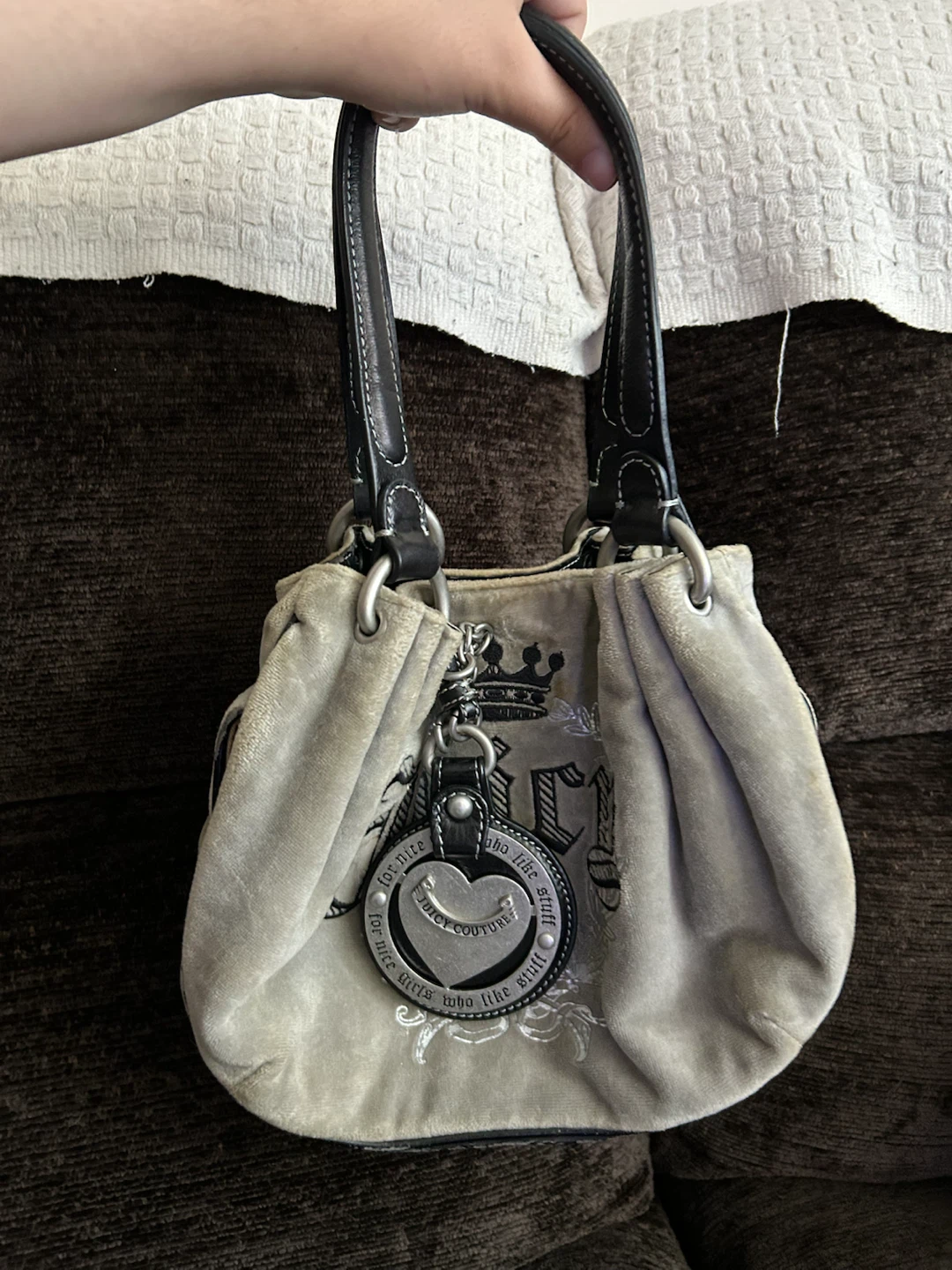 Juicy Couture Velour Shoulder Bag