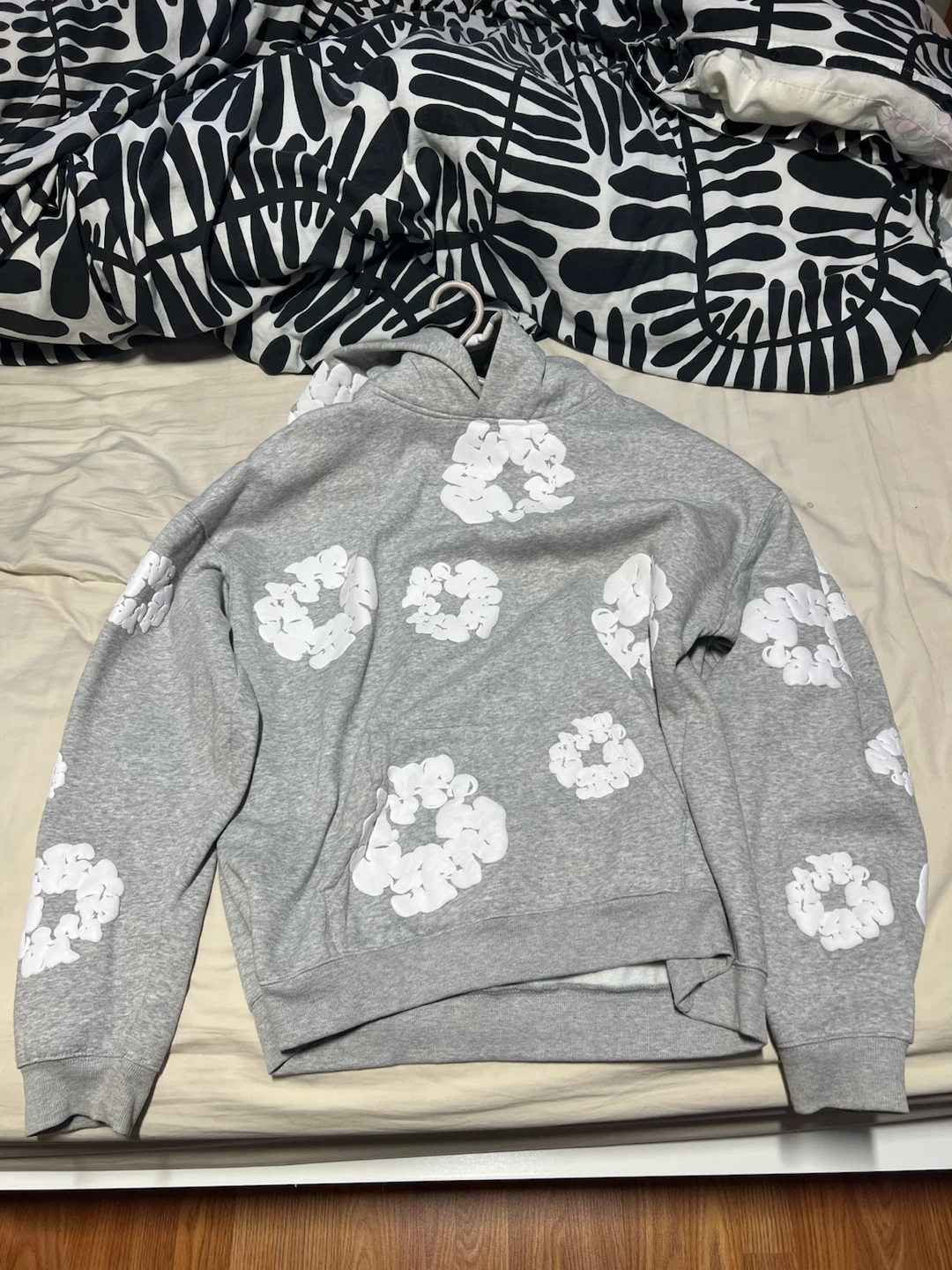 Grey Denim Tears Hoodie Large