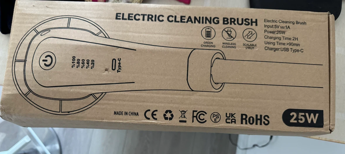 Electric Cleaning Brush with Attachments