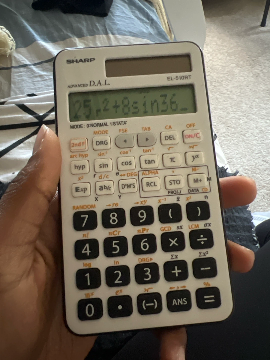 SHARP EL-510RT Advanced D.A.L. Calculator - photo 4