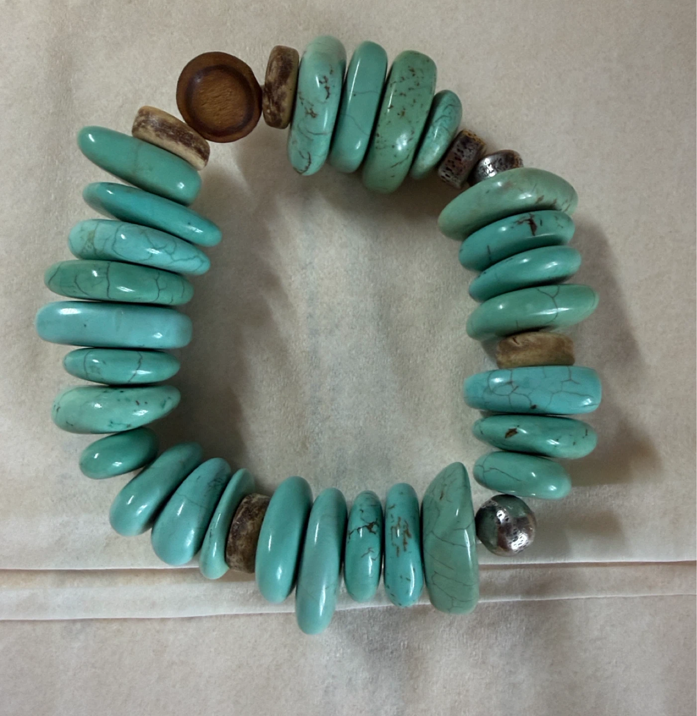 Silpada Turquoise Stretch Bracelet