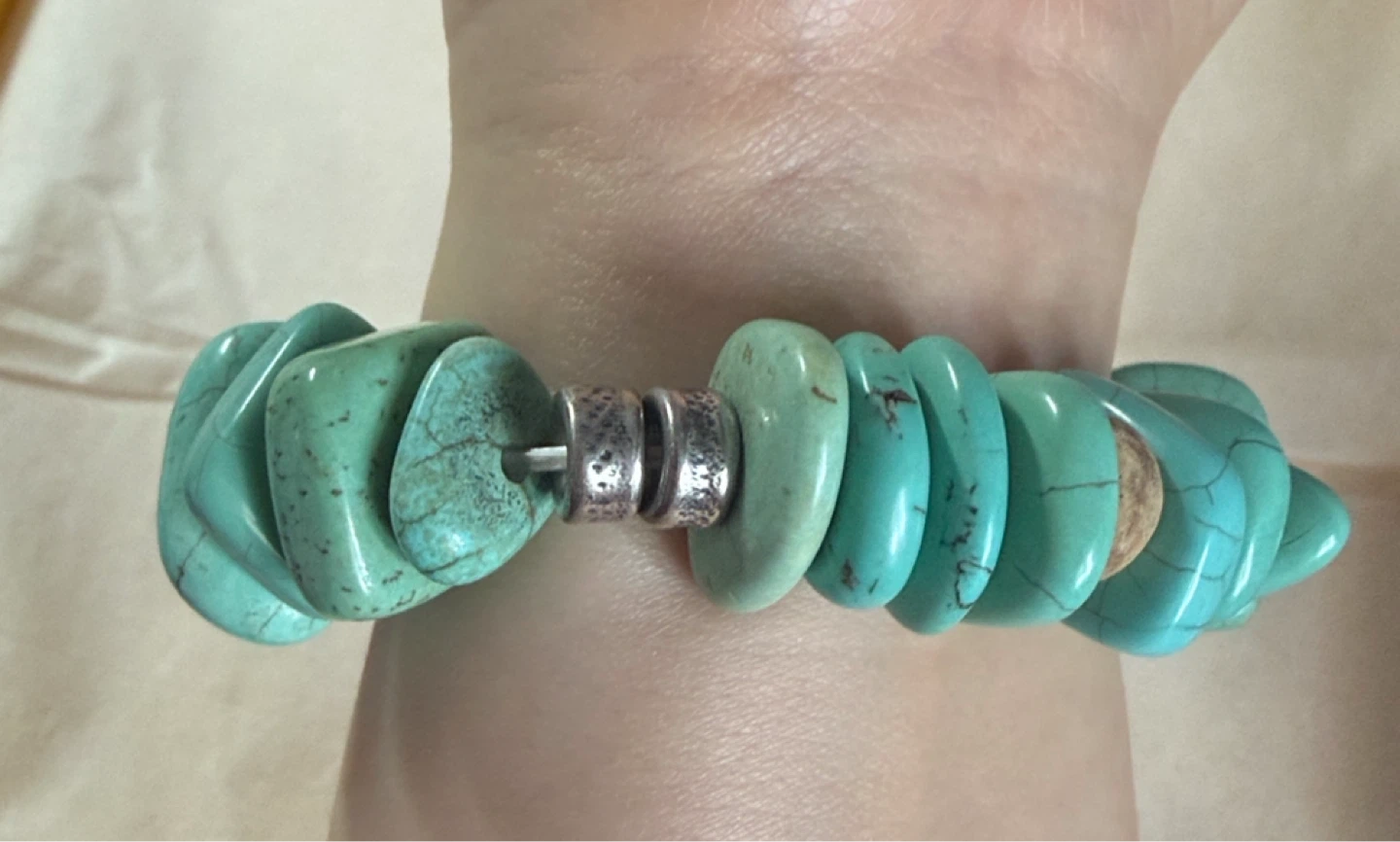 Silpada Turquoise Stretch Bracelet - photo 4