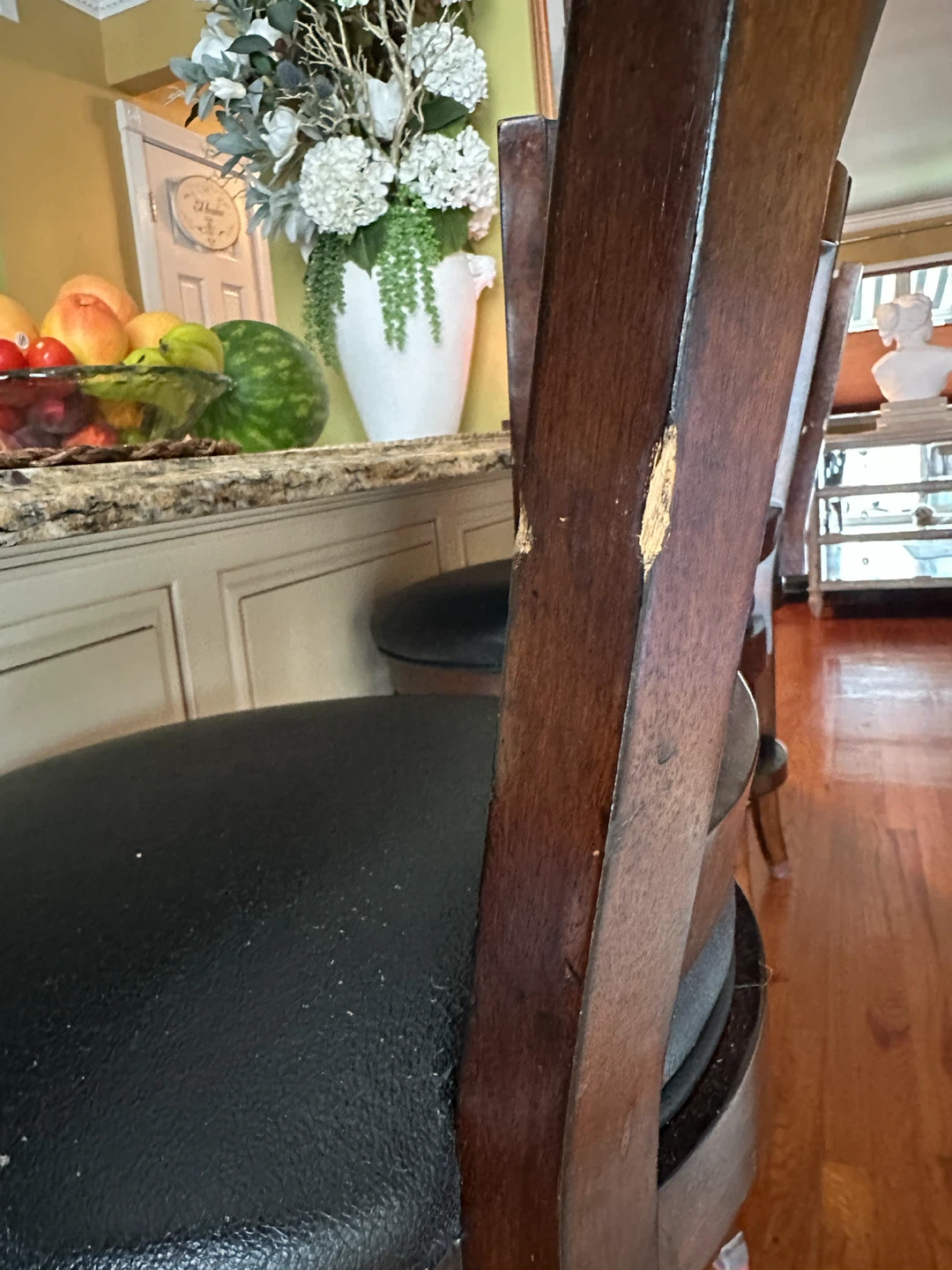 3 Swivel Bar Stool Back for $50 - photo 4