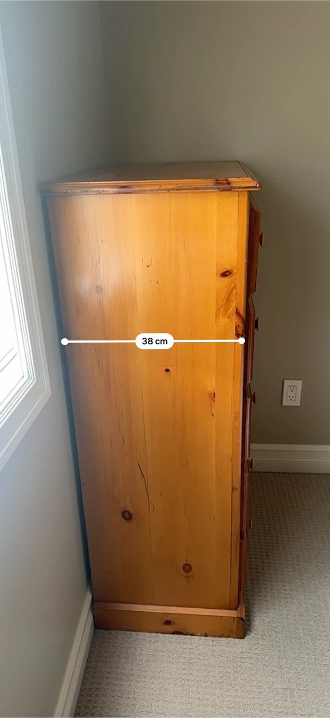 Solid wood Dresser