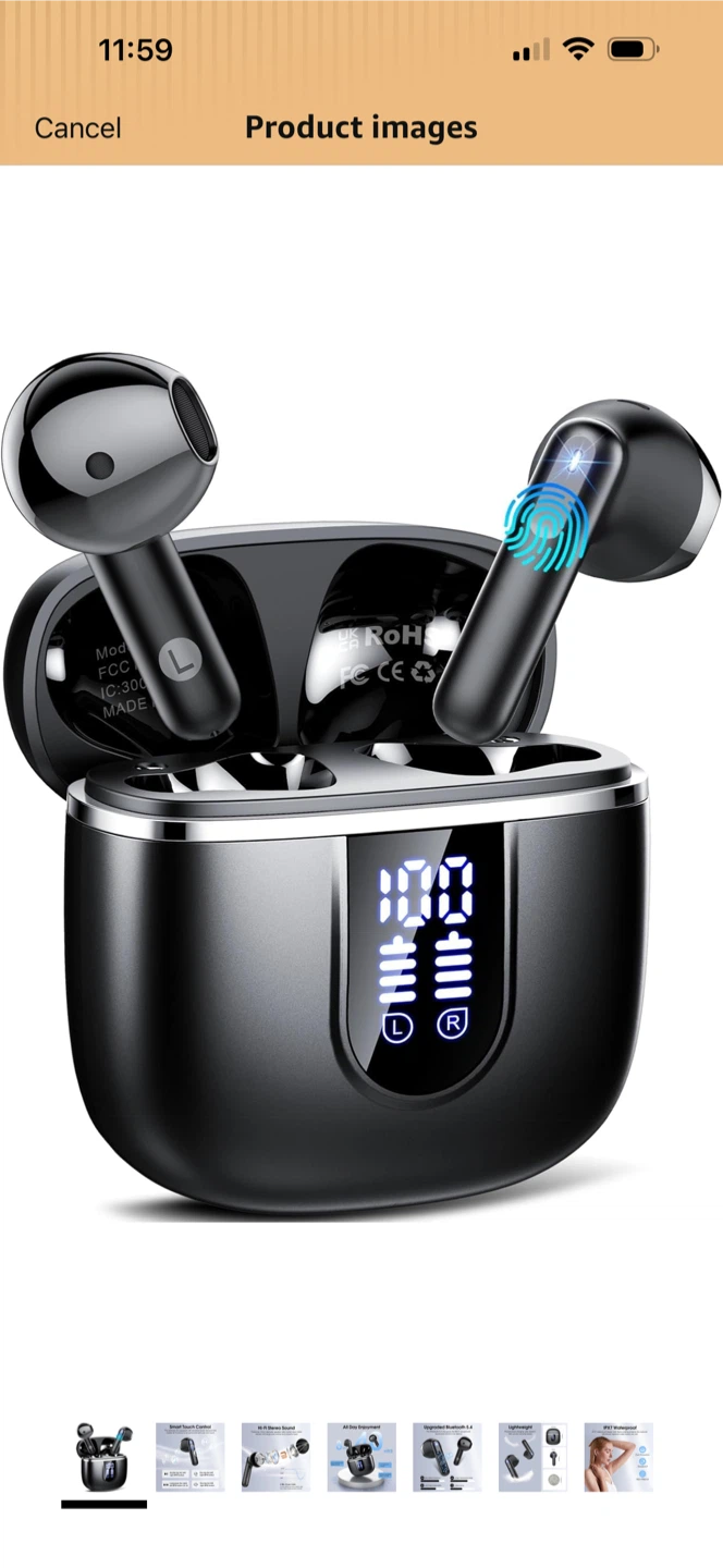 Cillso Wireless Earbuds, Bluetooth 5.4 Headphones