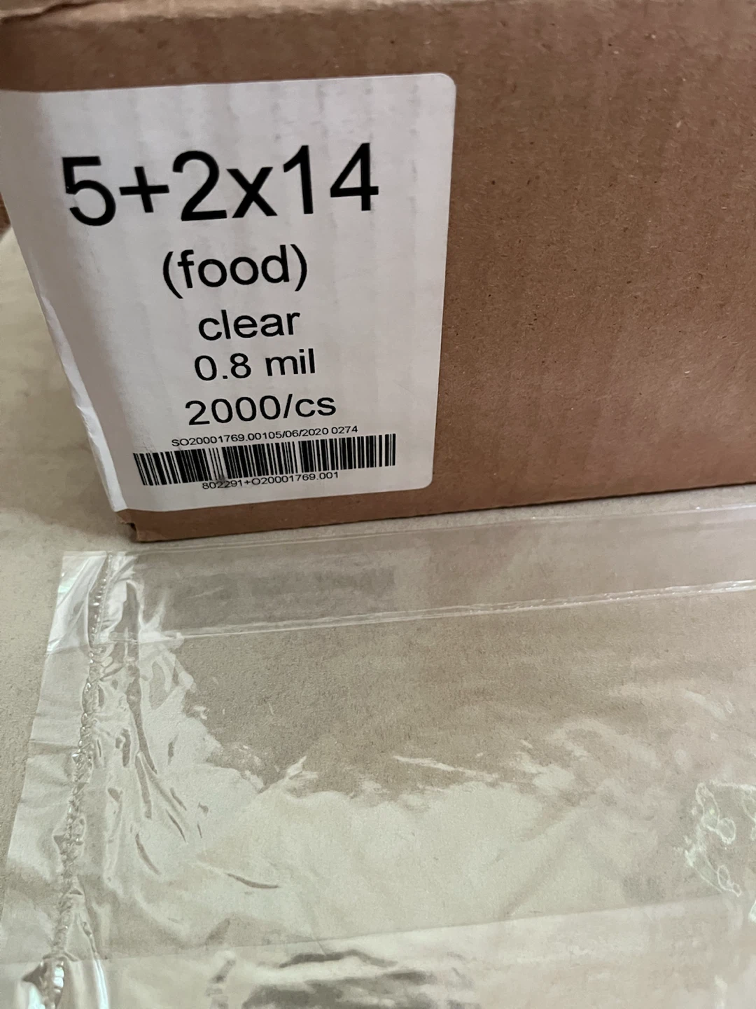 5x2x14 Food Clear Bags - photo 2