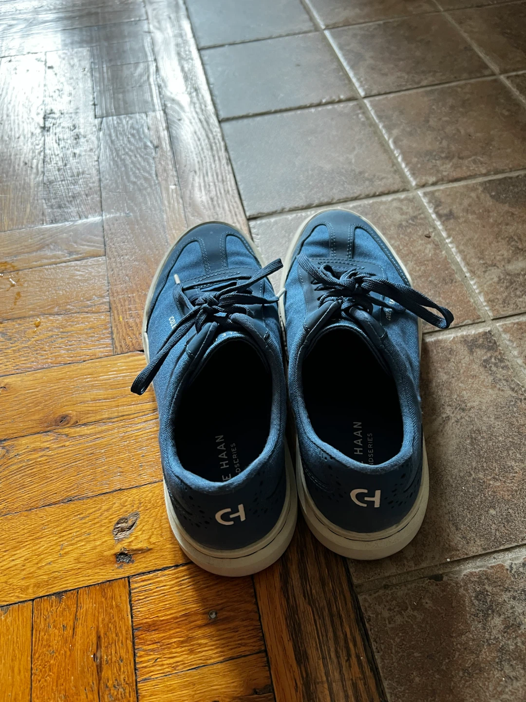 Cole Haan Blue Canvas Sneakers - photo 2