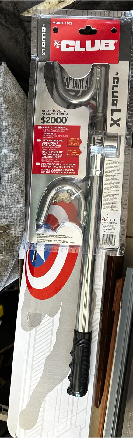 The Club LX  Steering Wheel Lock Model 1103