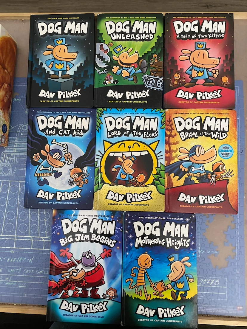 Dog Man Book Series by Dav Pilkey
