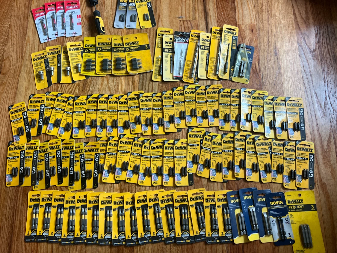 DeWalt and Irwin Screwdriver Bit Set