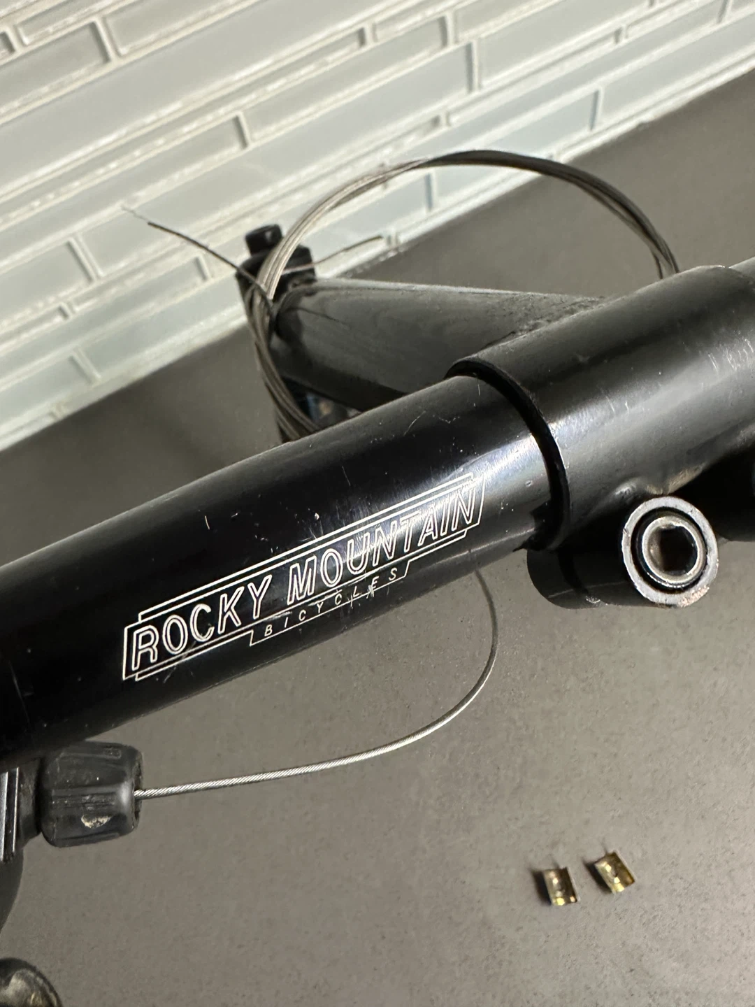 VINTAGE 90’s ROCKY MOUNTAIN BIKE OARTS MTB STEM HANDLEBAR BRAKE