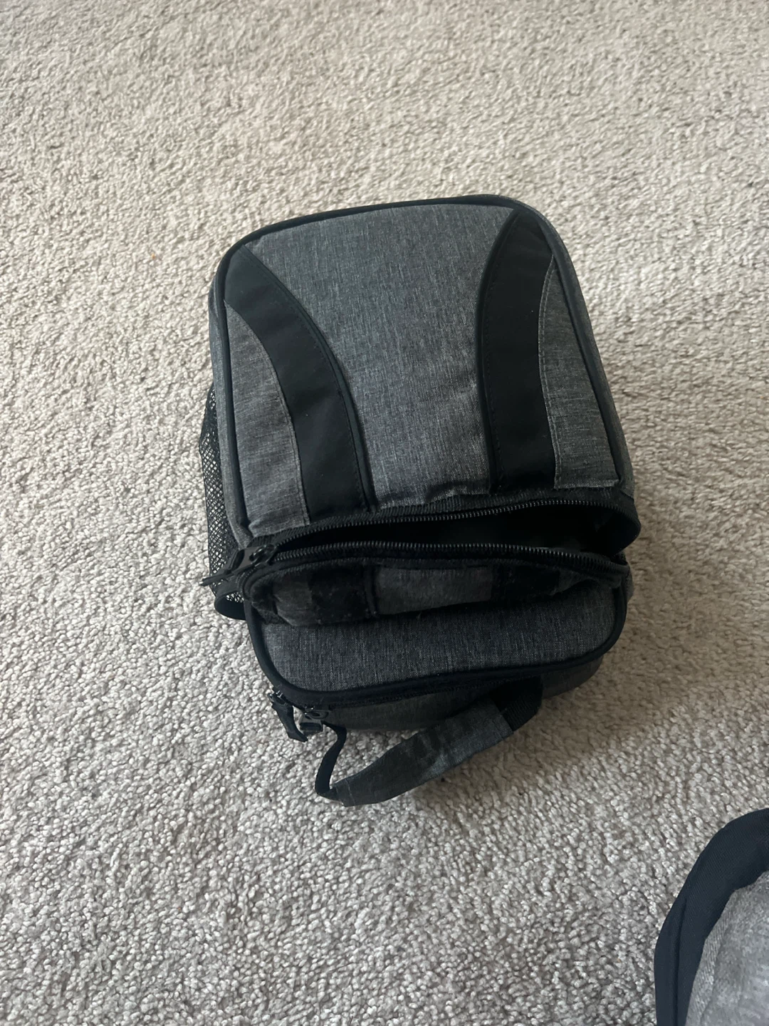 Grey Insulated Lunch Bag