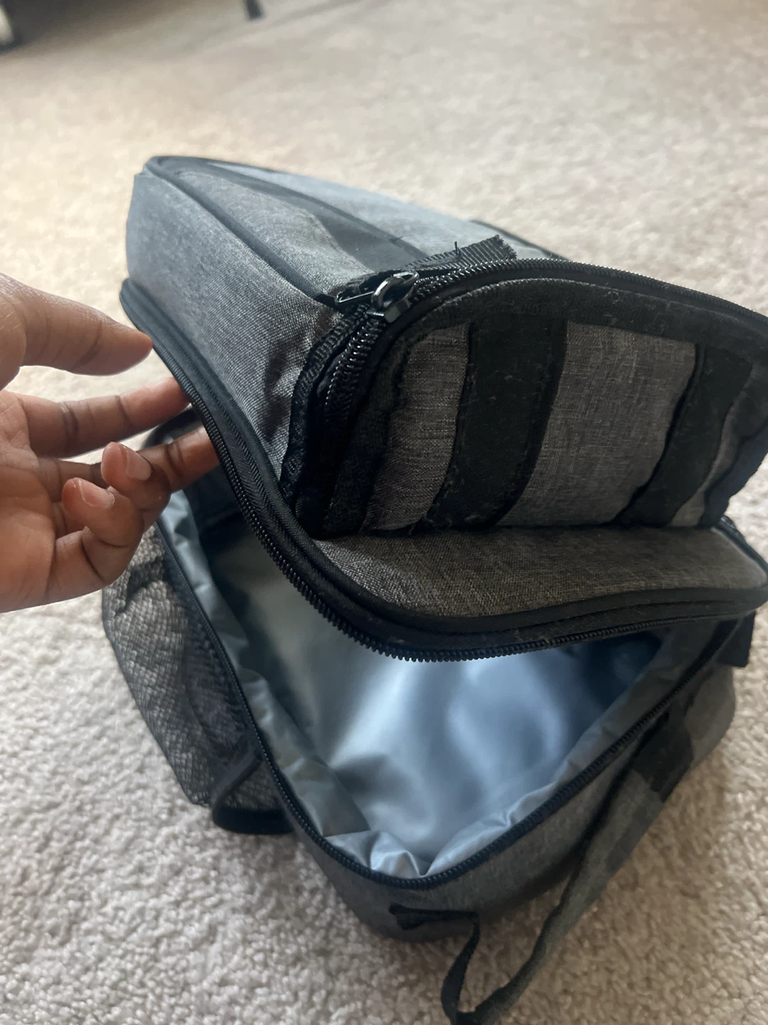 Grey Insulated Lunch Bag - photo 4
