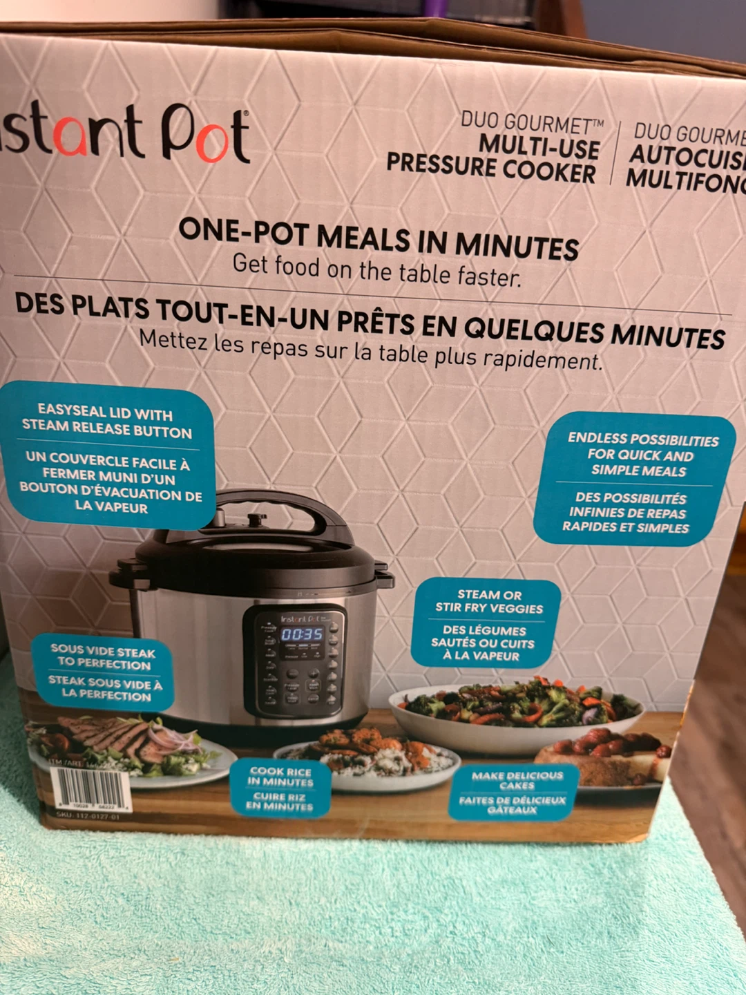 (NEW)Instant Pot Duo Gourmet 6 Quart Multi-Use Pressure Cooker - photo 2