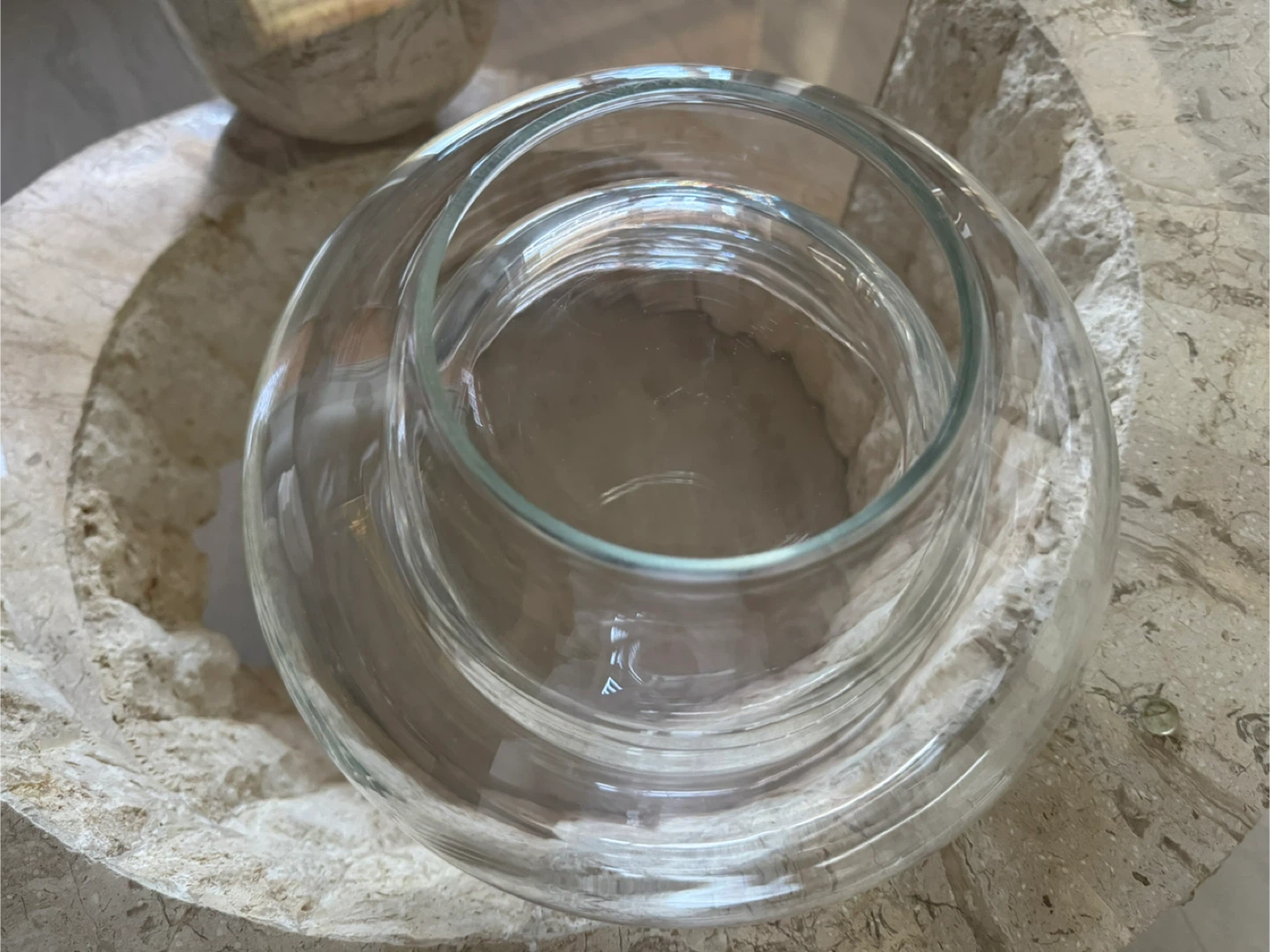 MCM Postmodern Vistosi-like Art Glass Double Walled Bowl - photo 3
