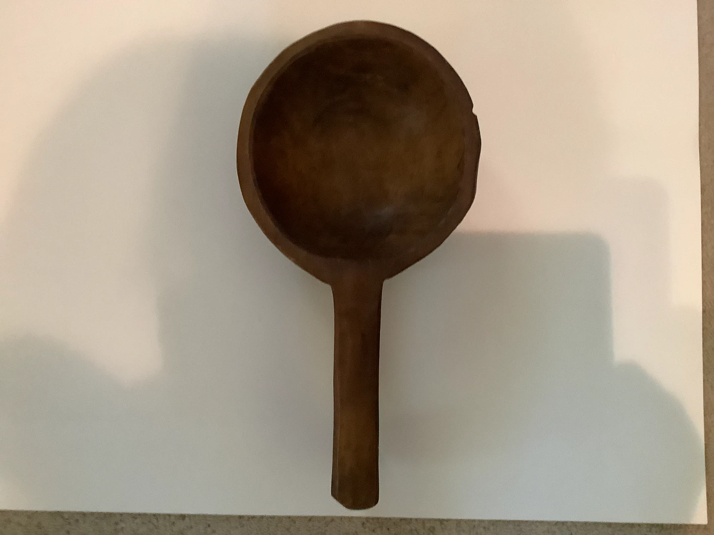 Antique/Primitive Hand Carved Wooden Scoop 🐞