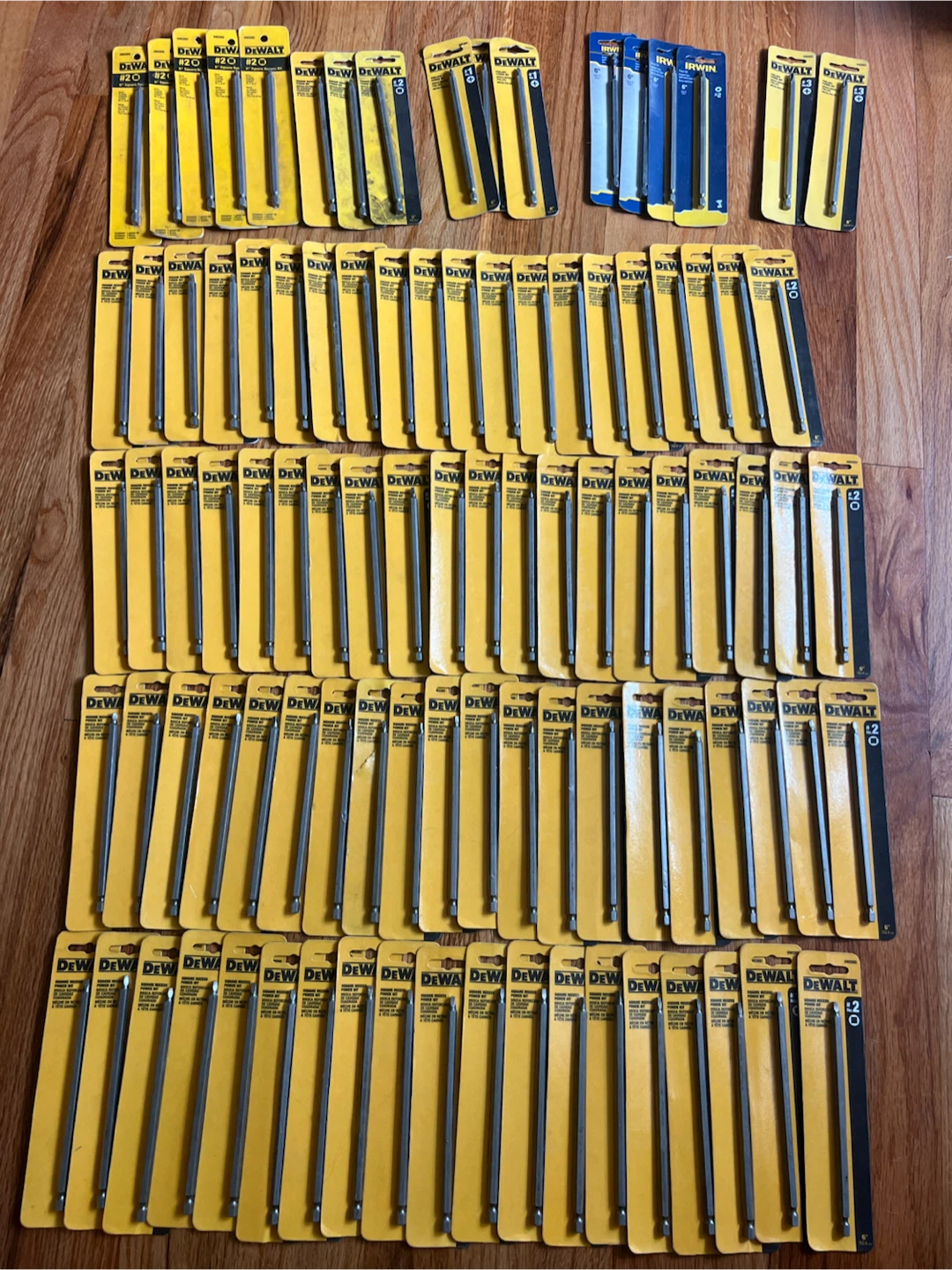 DeWalt 6" Square Recess Power Bits