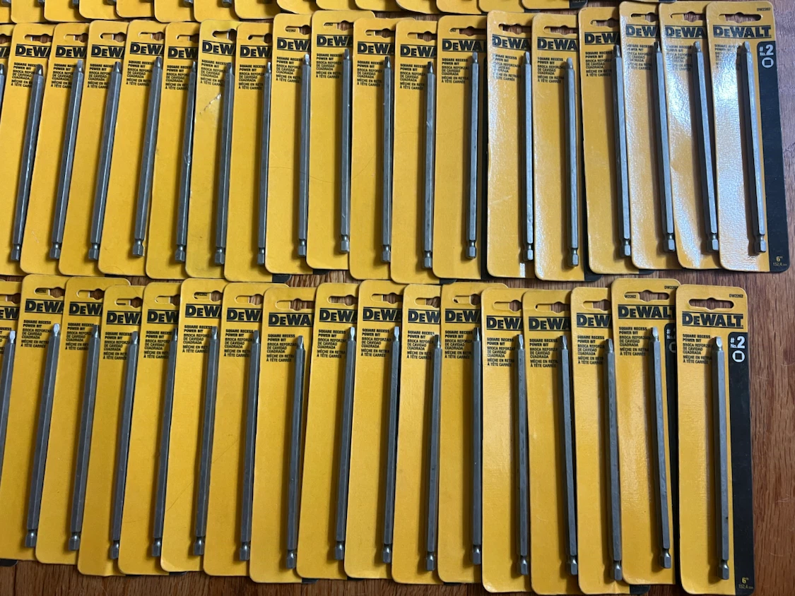 DeWalt 6" Square Recess Power Bits - photo 2