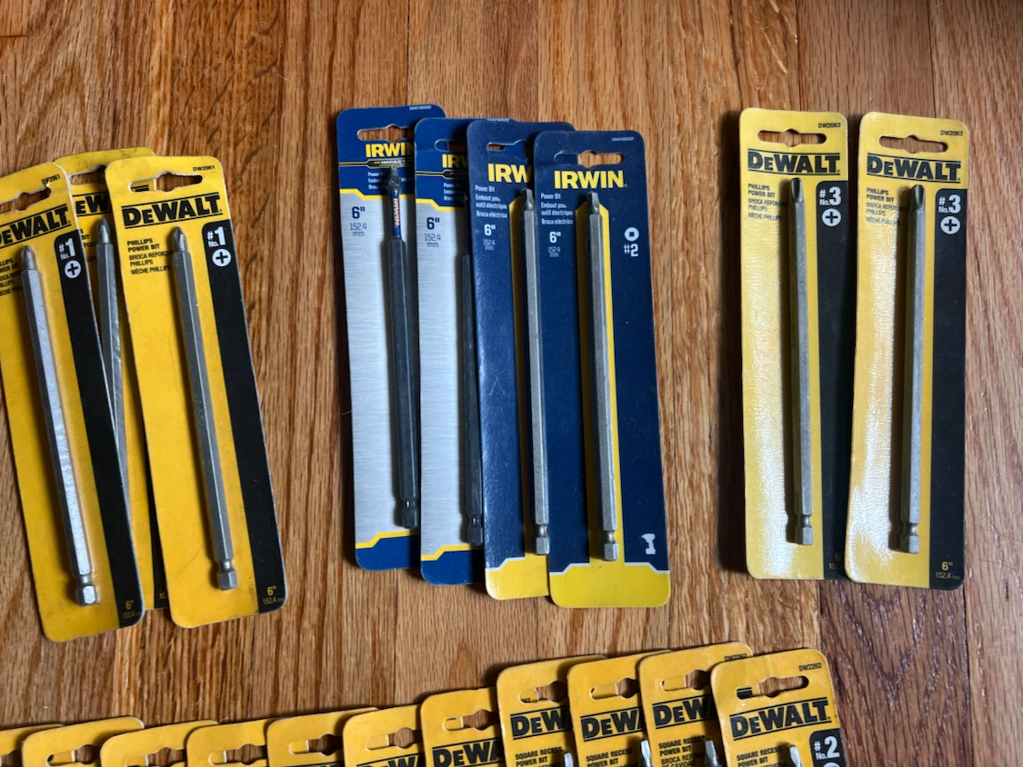 DeWalt 6" Square Recess Power Bits - photo 4