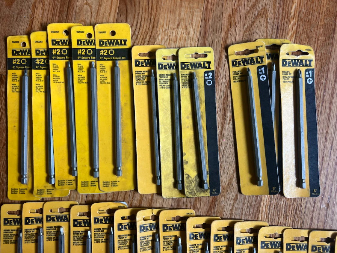 DeWalt 6" Square Recess Power Bits - photo 5