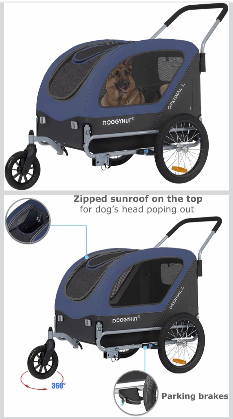 Doggyhut Original L Pet Trailer/Stroller