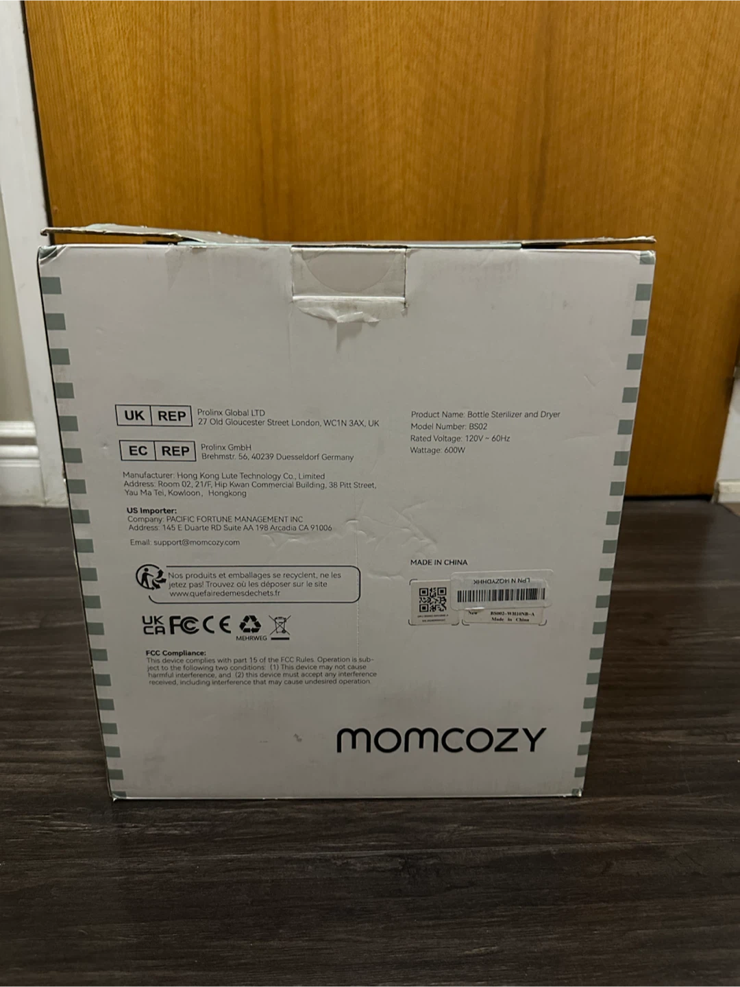 Momcozy Bottle Sterilizer & Dryer - BS02