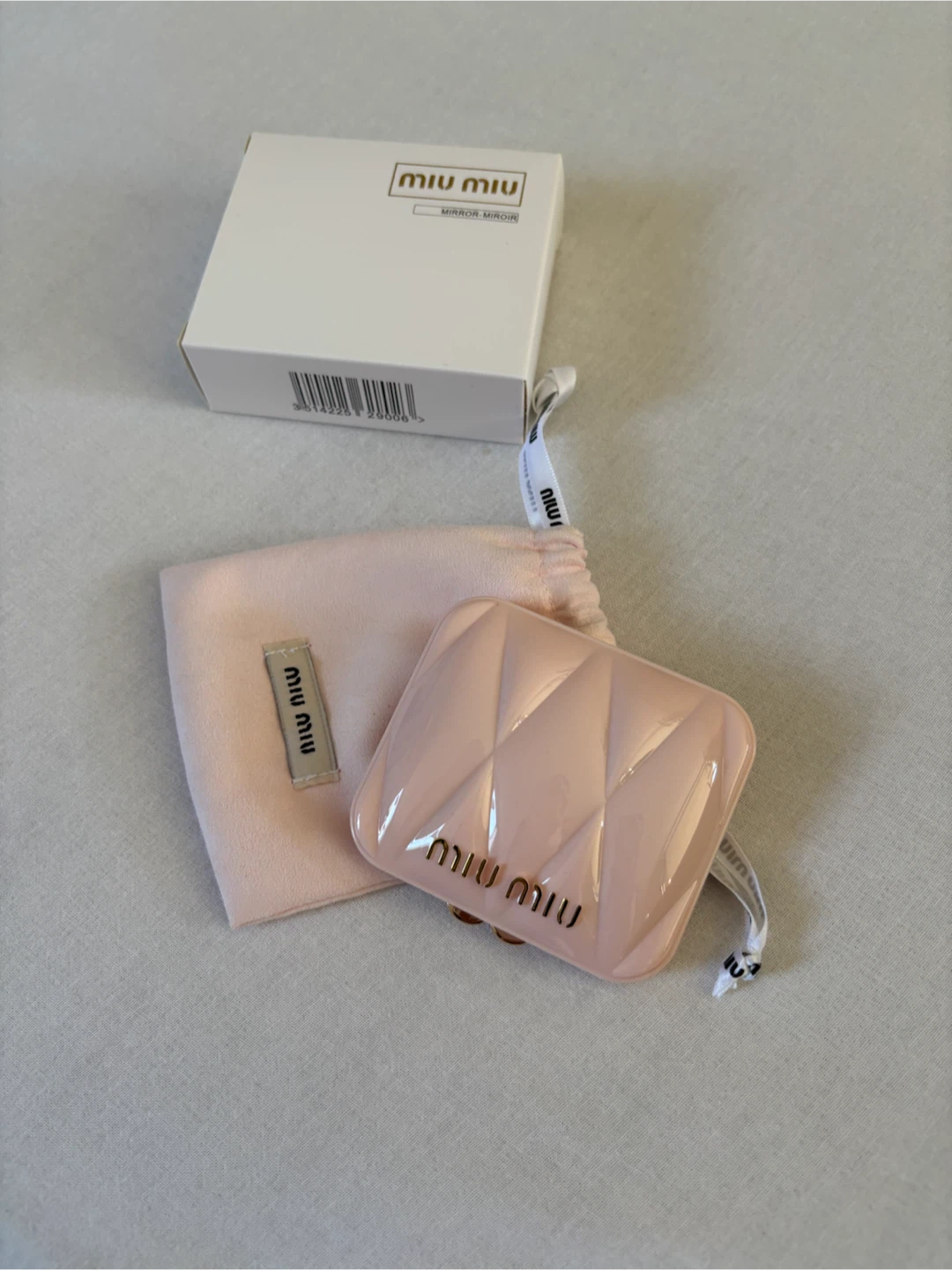 MIU MIU Pink Compact Mirror